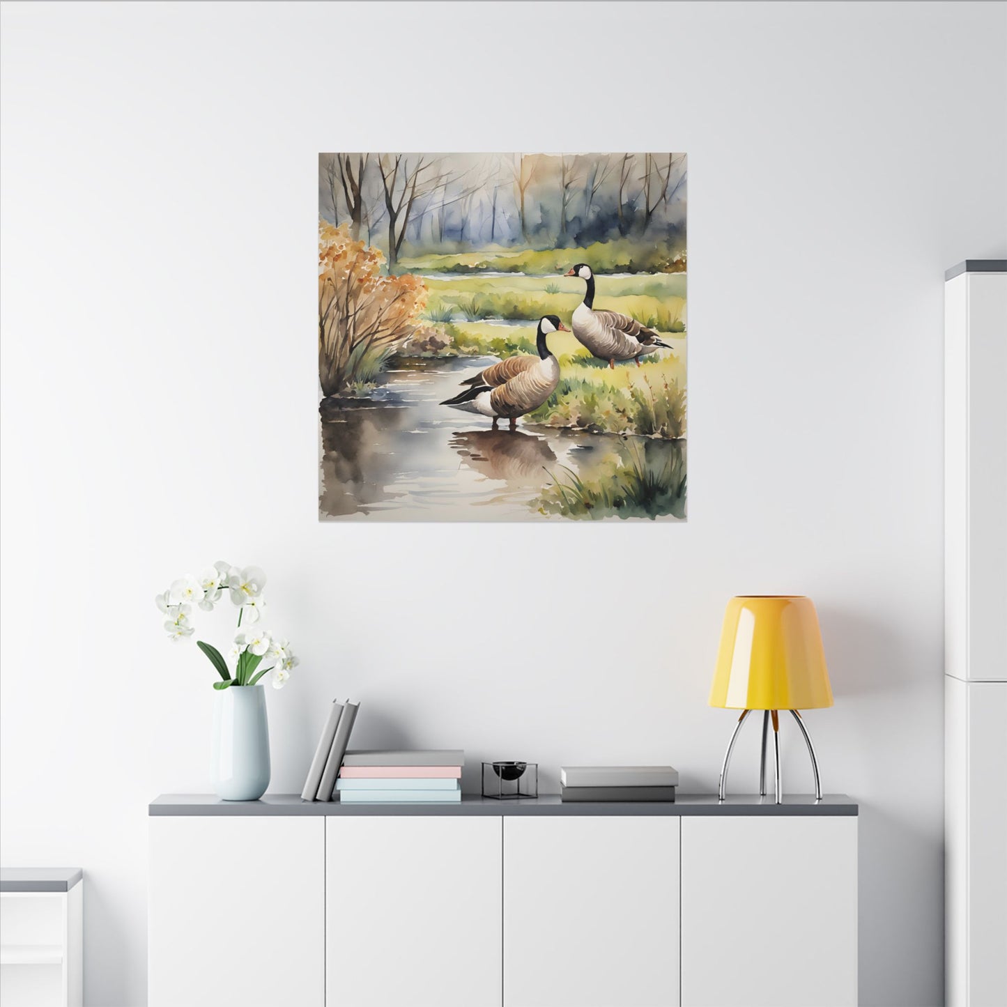 Matte Wall Canvas - Geese - The Great Outdoors Collection