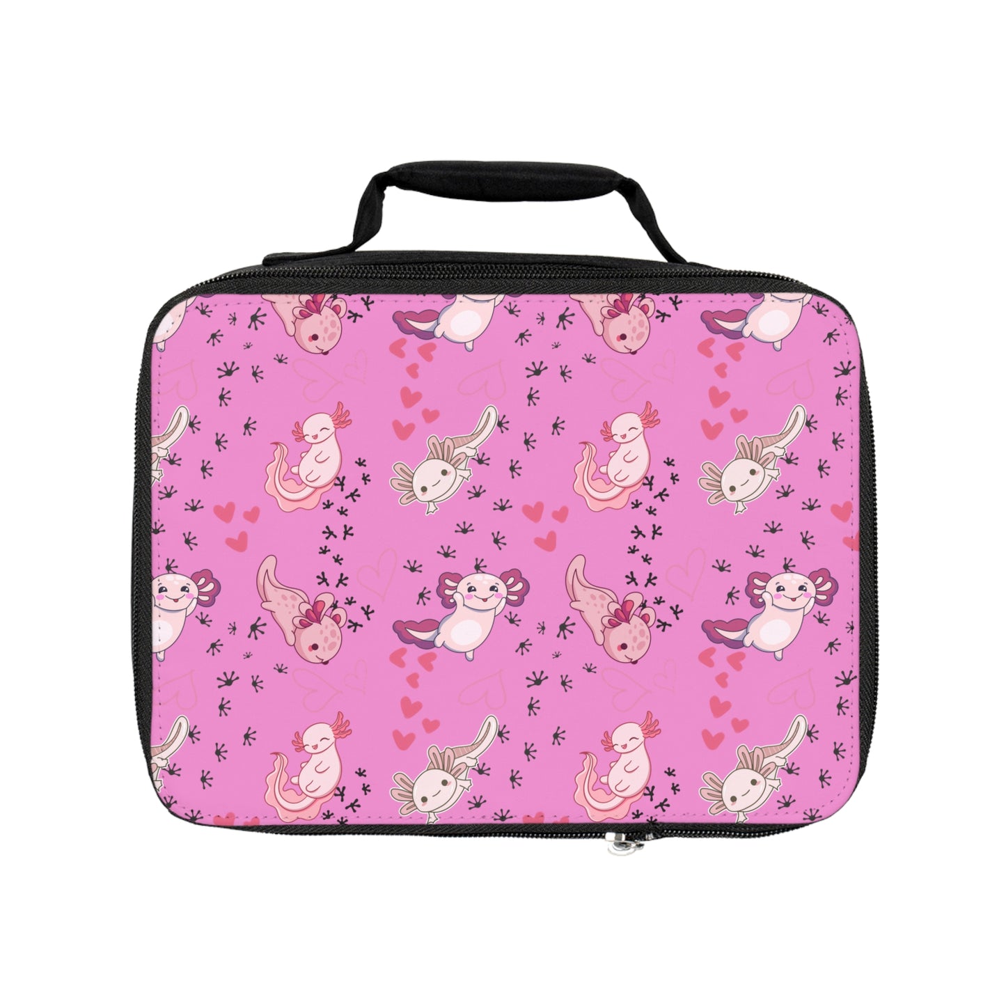 Lunch Bag - Axolotl - Bubblegum