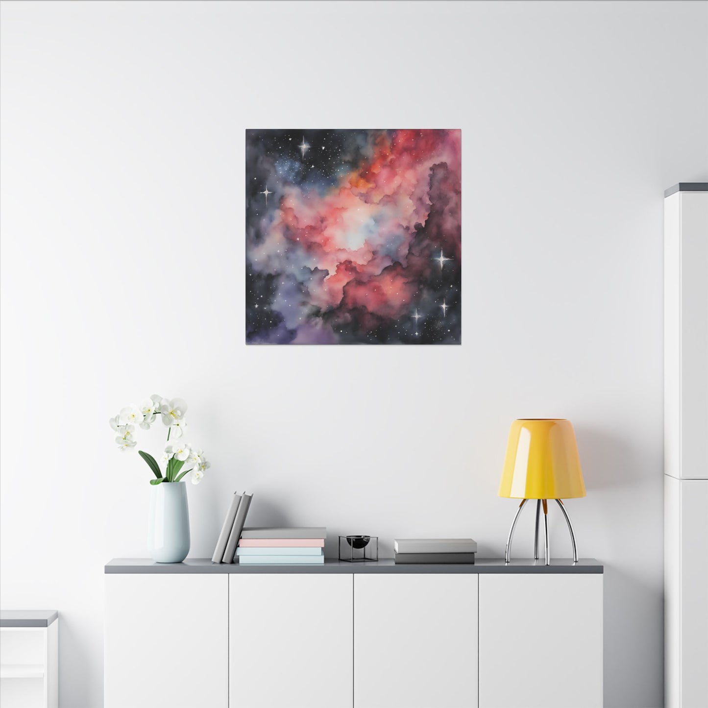 Matte Wall Canvas - Nebula Galaxy One - Beyond the Stars Collection