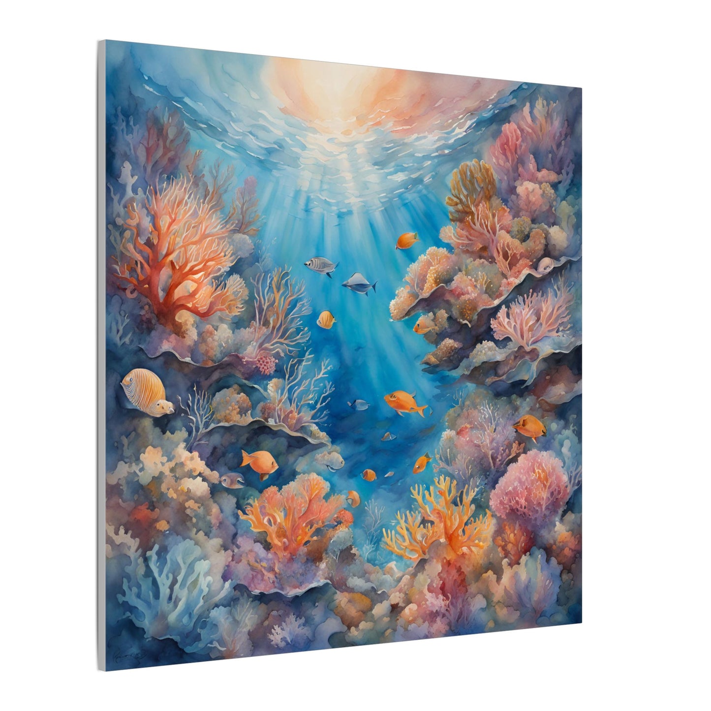 Matte Wall Canvas - Reef Life - Neptune's Nursery Collection