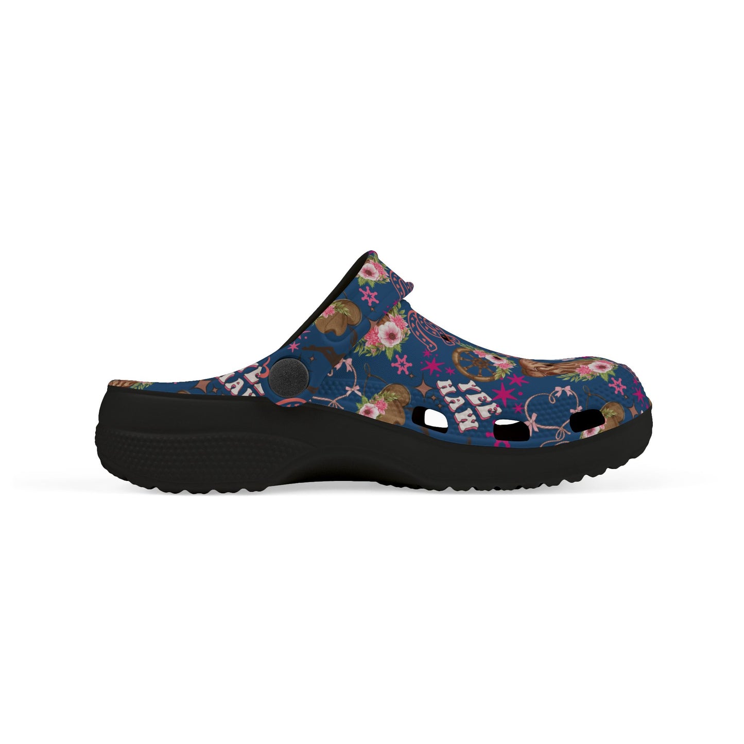 Kid's Foam Clogs - Cowgirl - Denim