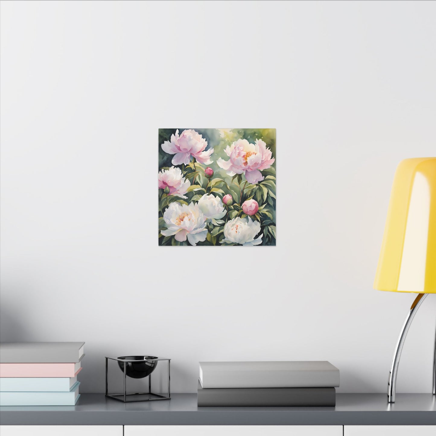 Matte Wall Canvas - Peony - Bloom and Grow Collection