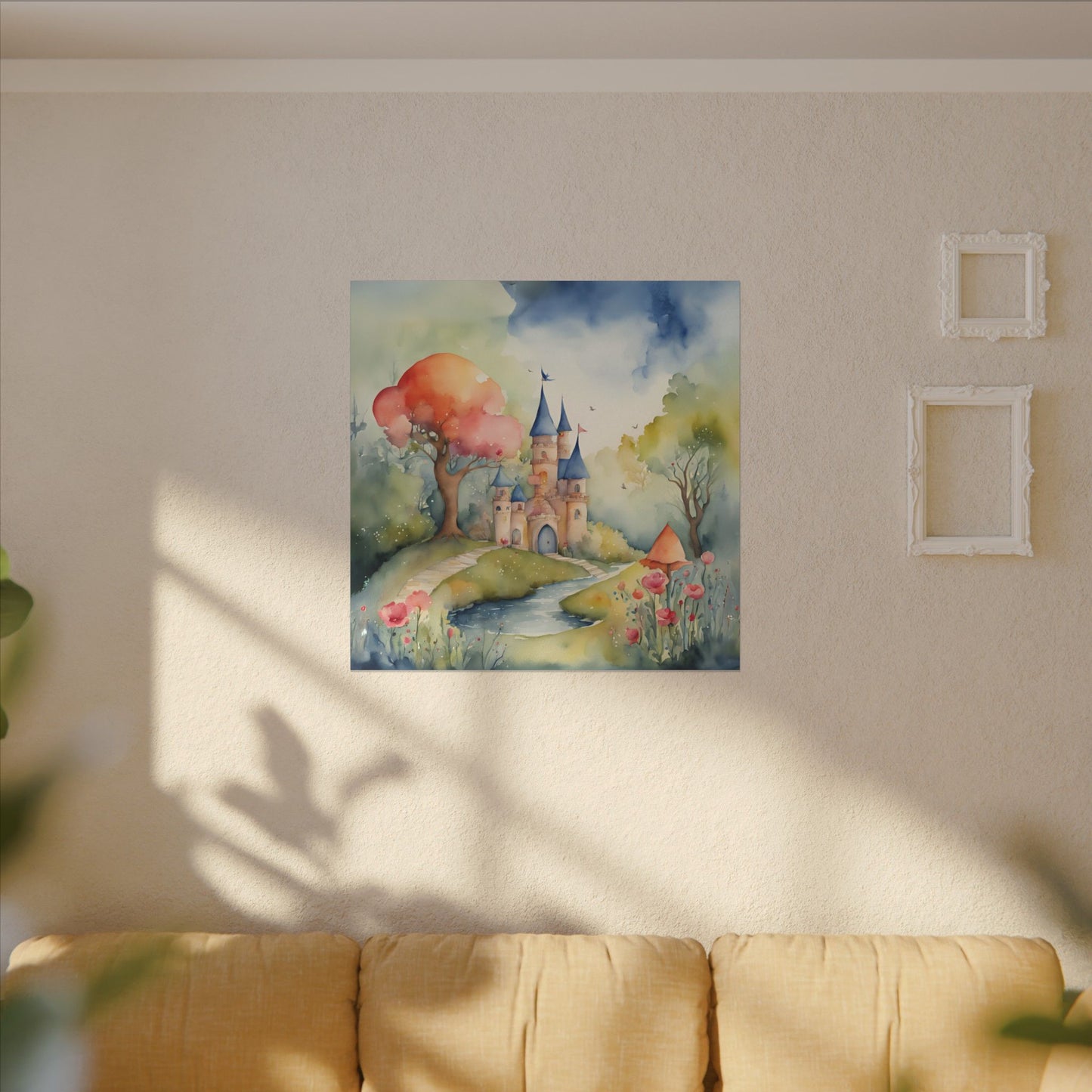 Matte Wall Canvas - Castlescape - Storybook Dreams Collection