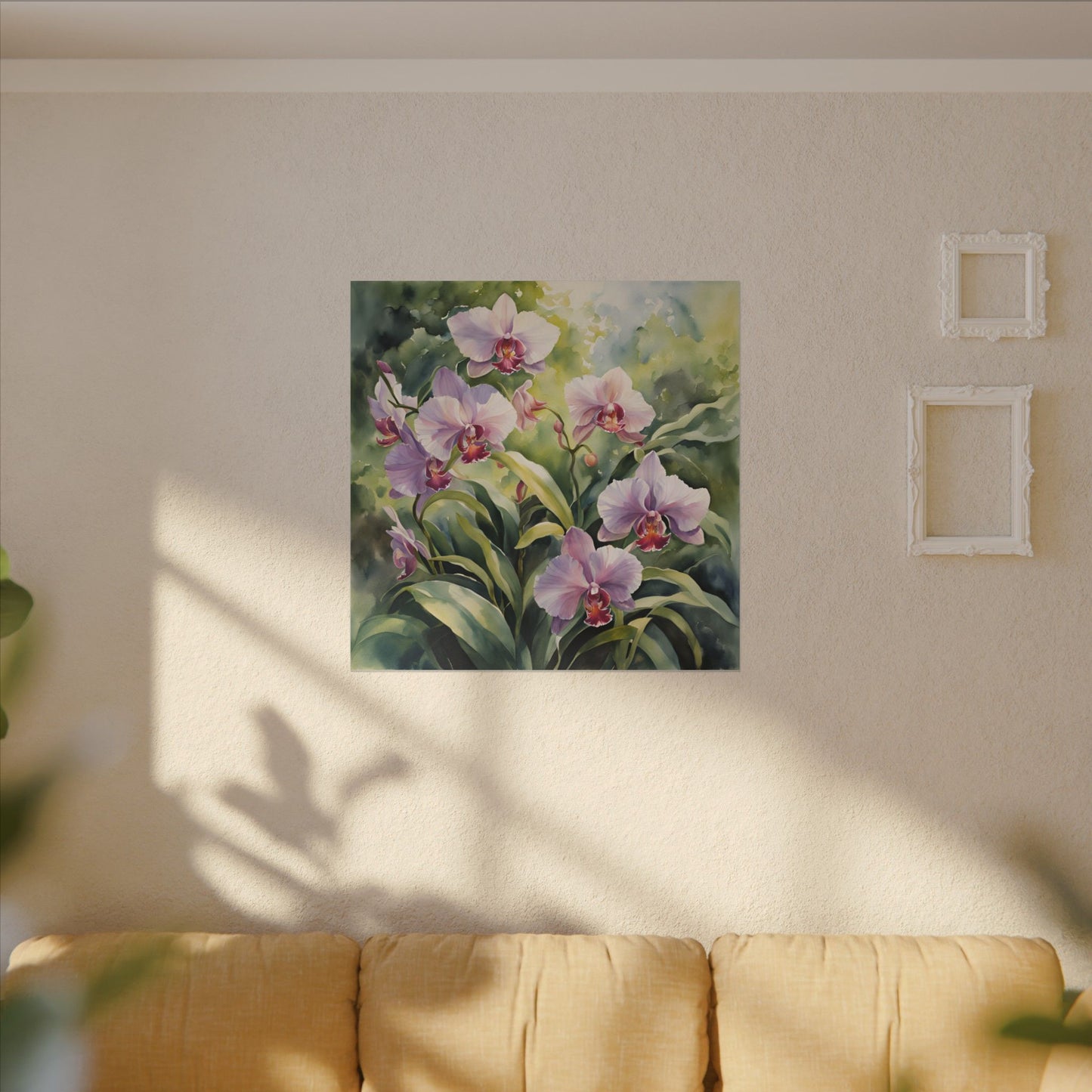 Matte Wall Canvas - Orchid - Bloom and Grow Collection