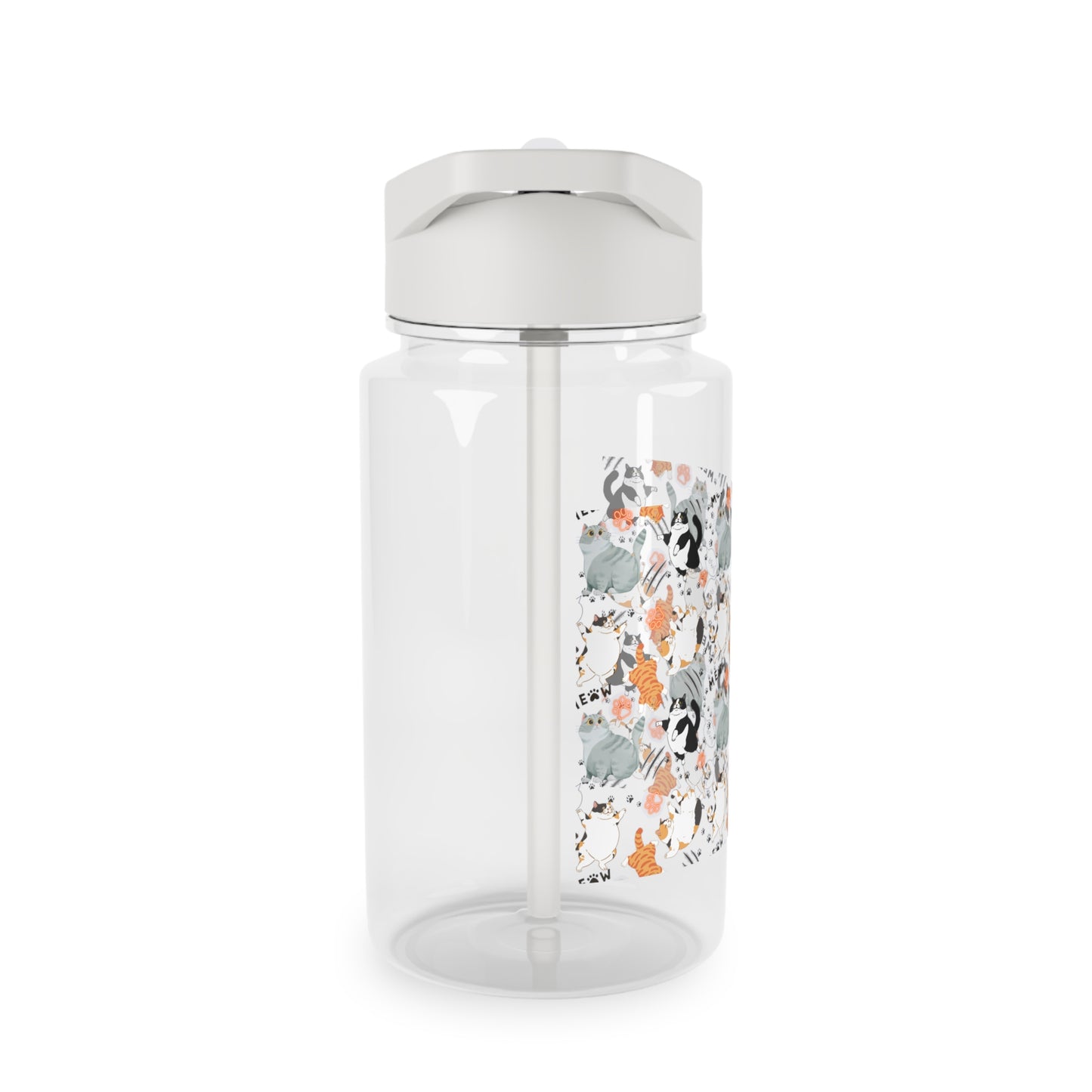 Tritan Water Bottle - Fat Cat