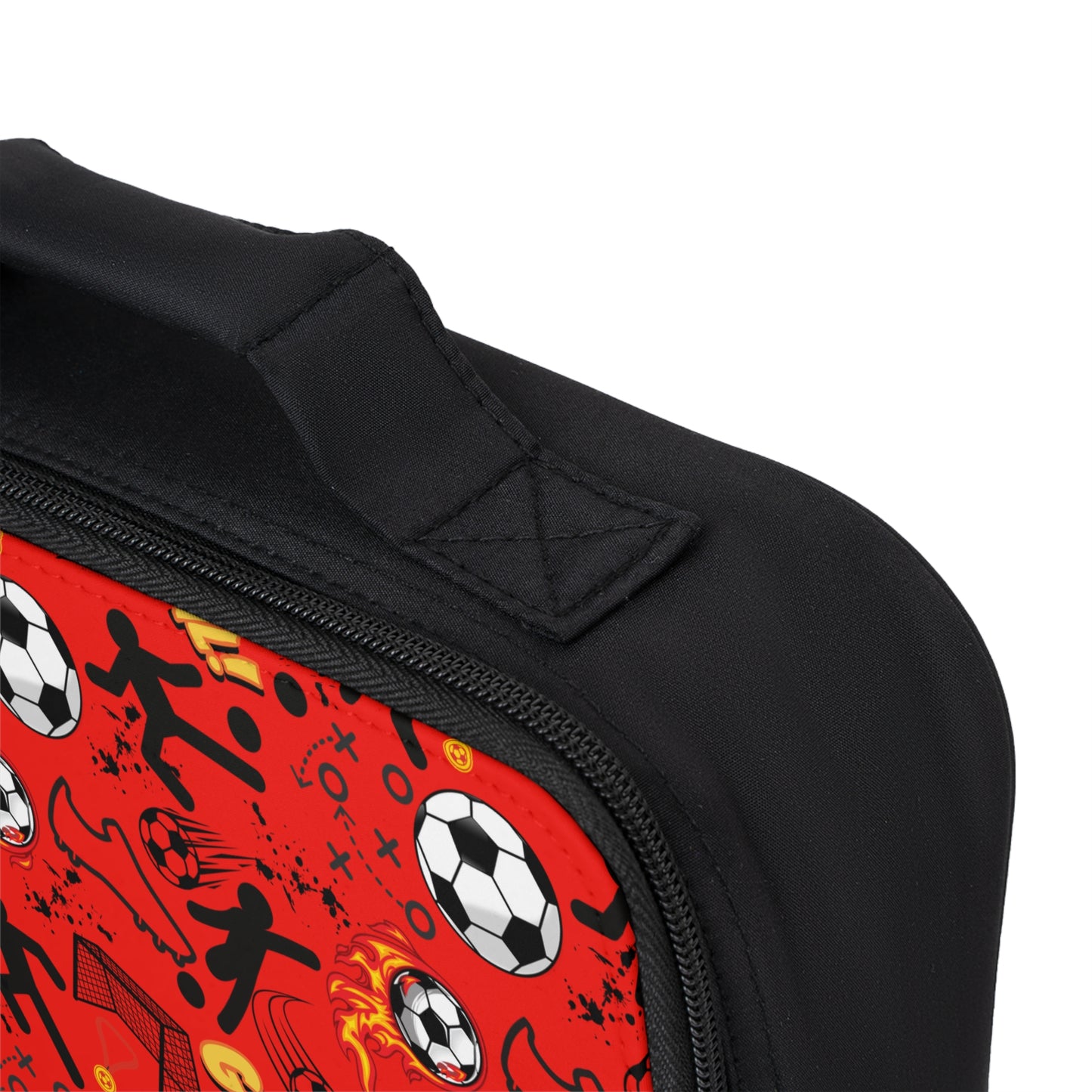 Lunch Bag - Soccer - Red Hot