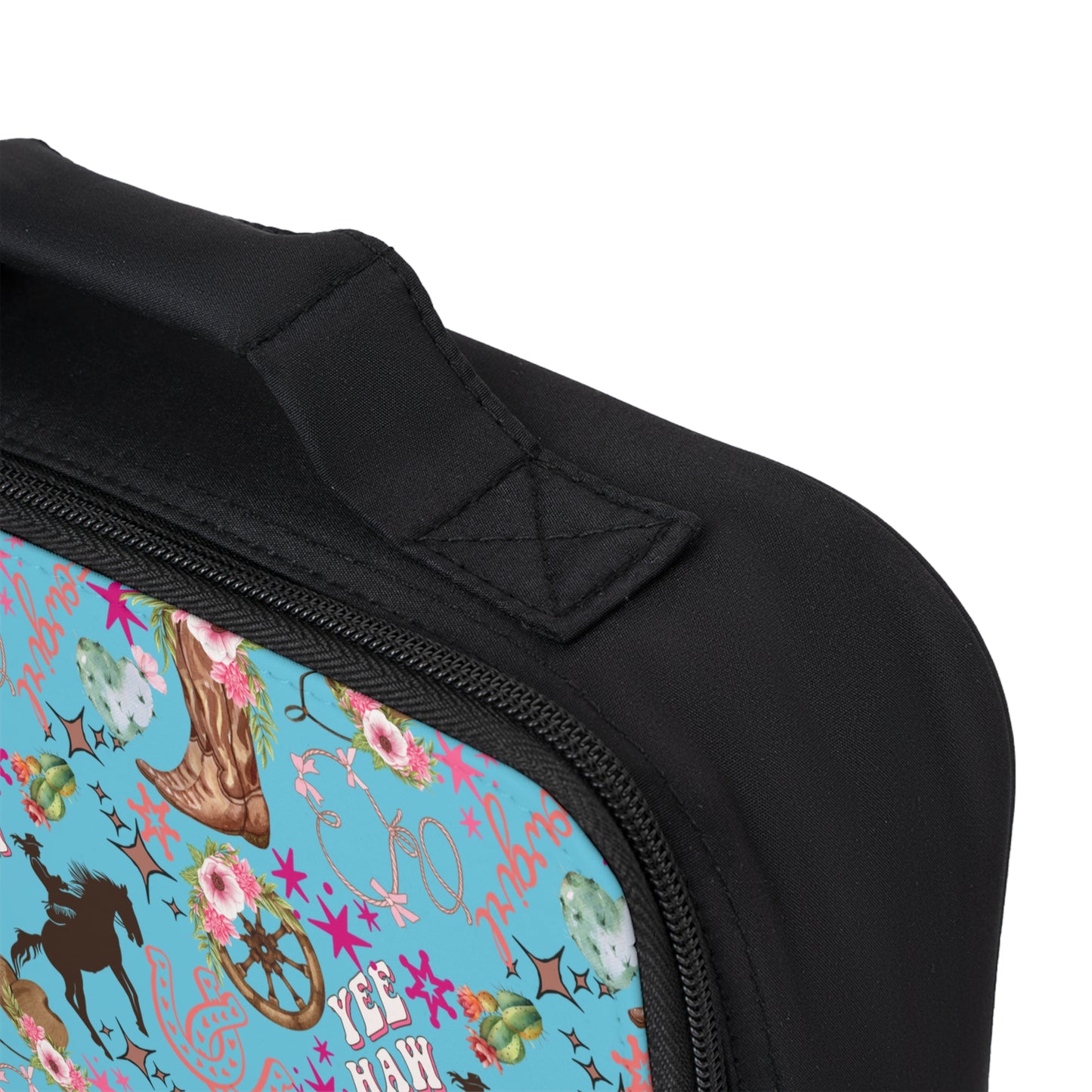 Lunch Bag - Cowgirl - Light Blue