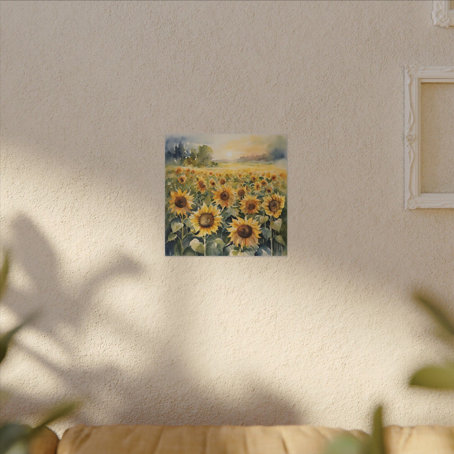 Matte Wall Canvas - Sunflower - Bloom and Grow Collection