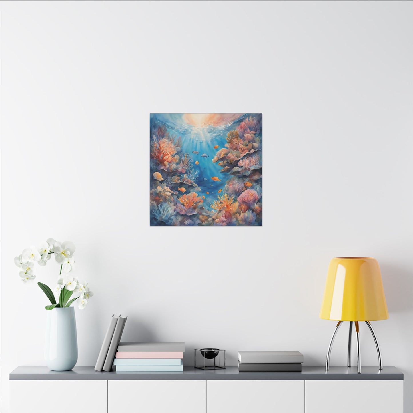 Matte Wall Canvas - Reef Life - Neptune's Nursery Collection