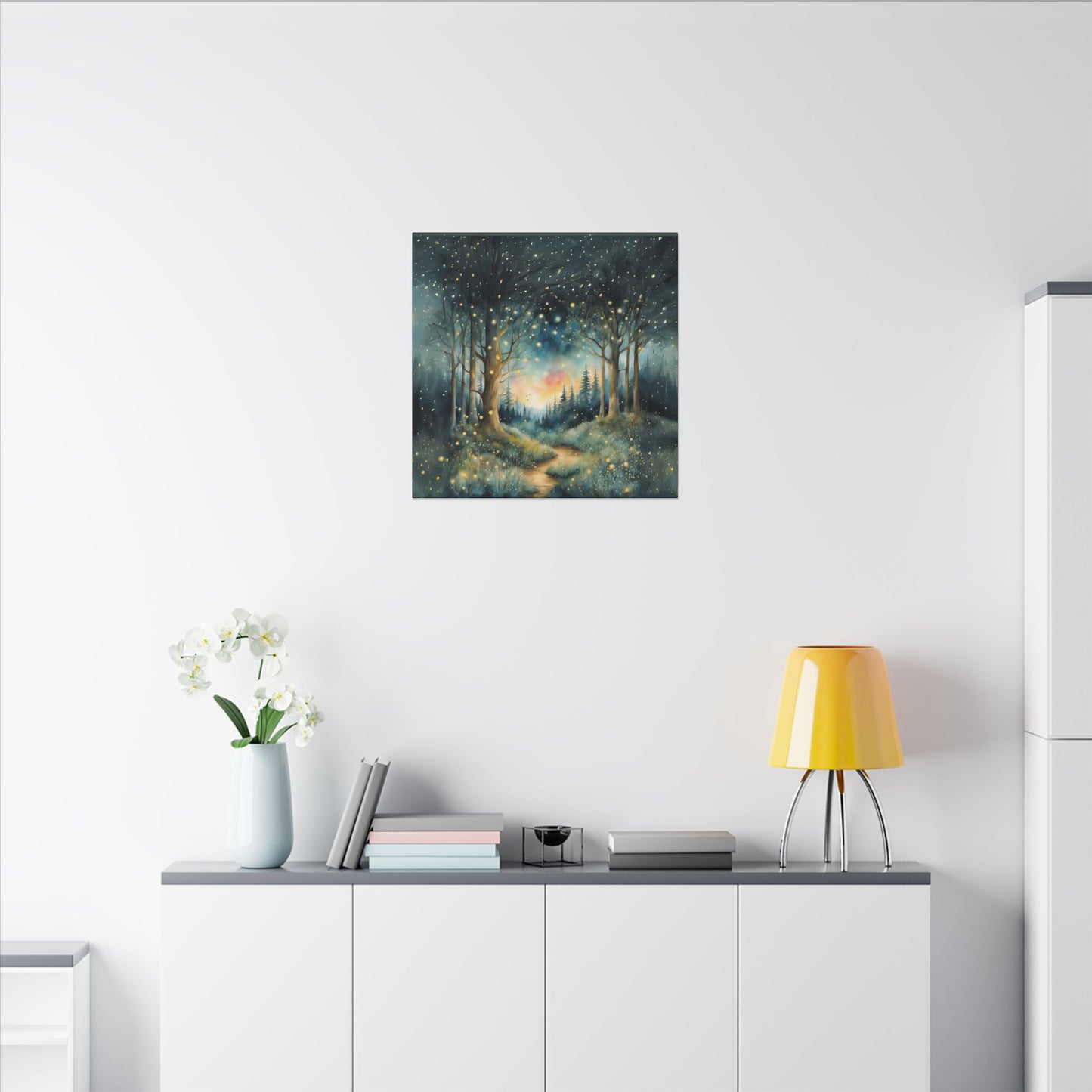 Matte Wall Canvas - Whimsical Forest