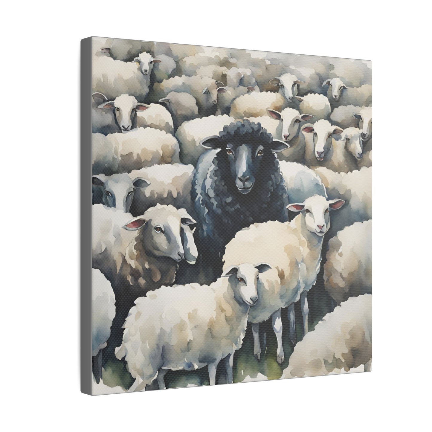 Matte Wall Canvas - Bah Bah Black Sheep - Nursery Rhymes Collection