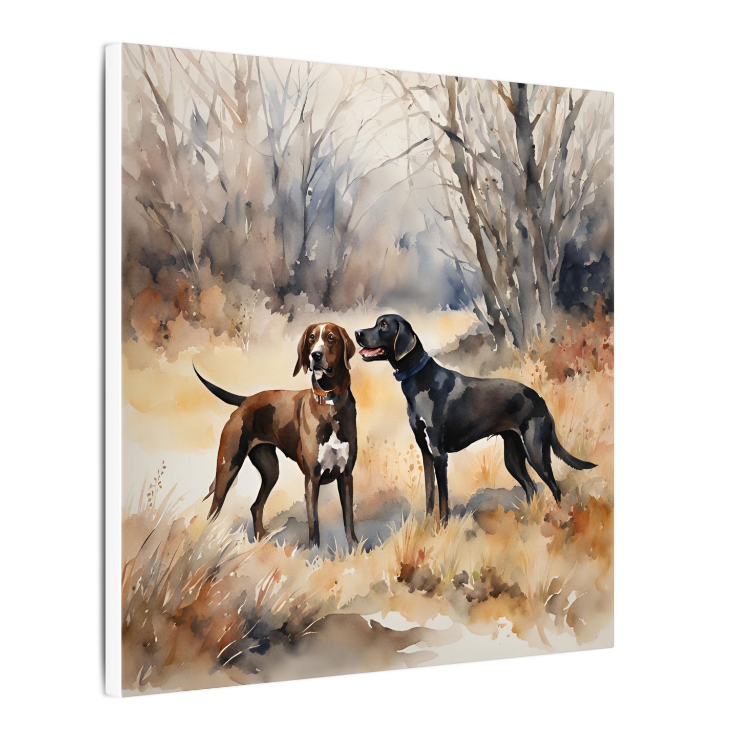 Matte Wall Canvas - Hounds - The Great Outdoors Collection