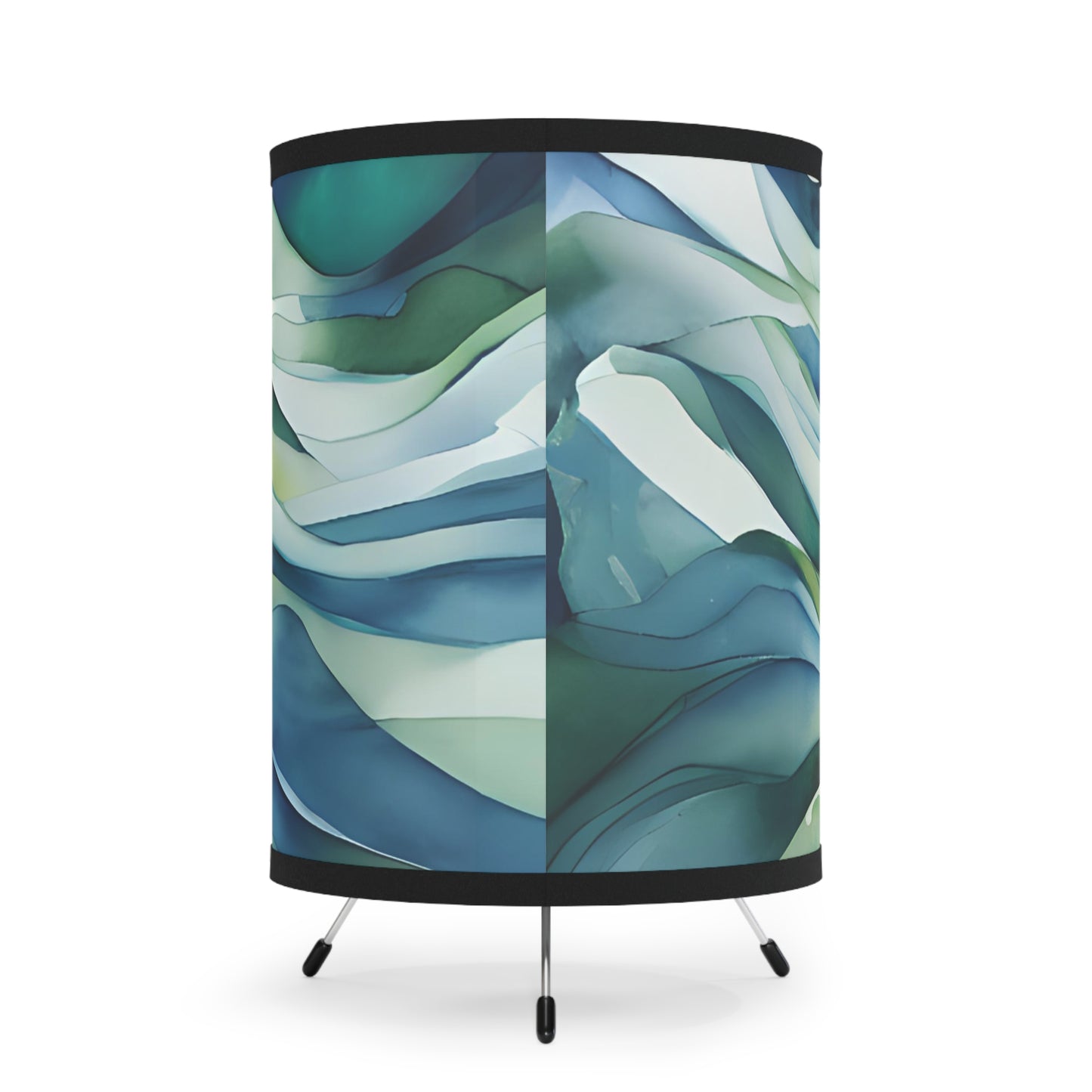 Tripod Lamp - Waves - Neptune's Nursery Collection