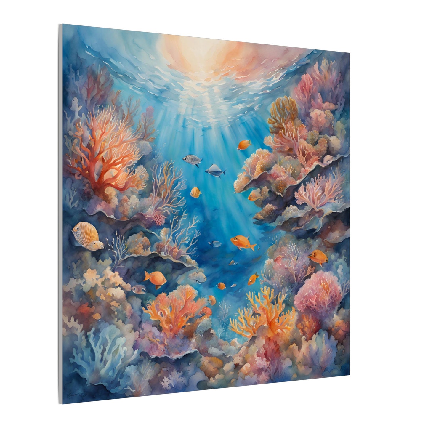 Matte Wall Canvas - Reef Life - Neptune's Nursery Collection