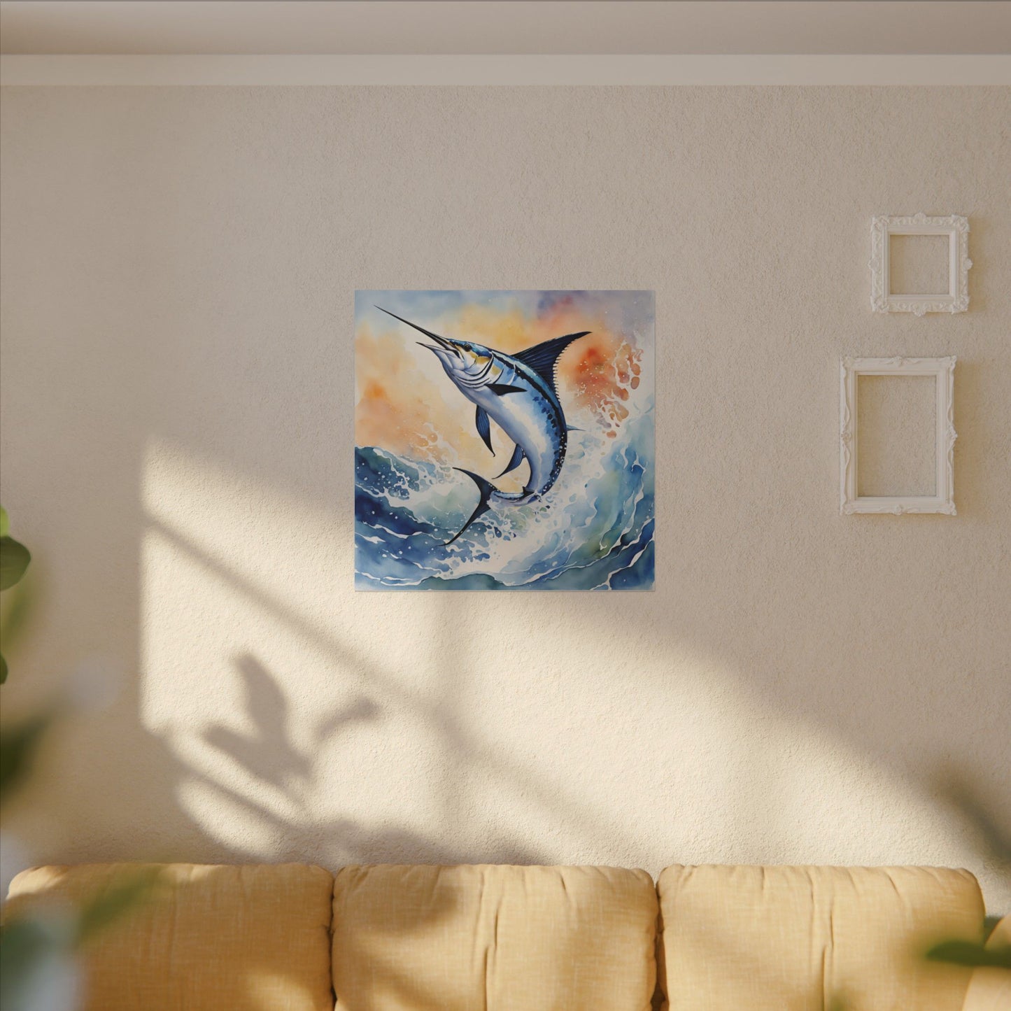 Matte Wall Canvas - Swordfish - The Great Outdoors Collection