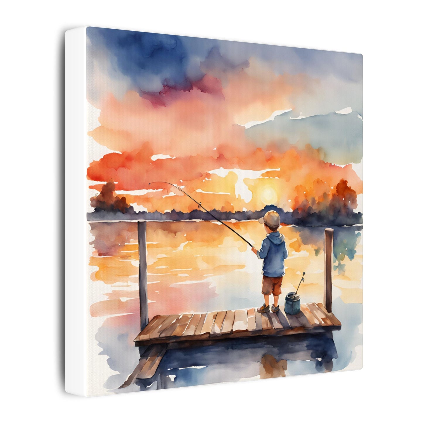 Matte Wall Canvas - Fishing - The Great Outdoors Collection