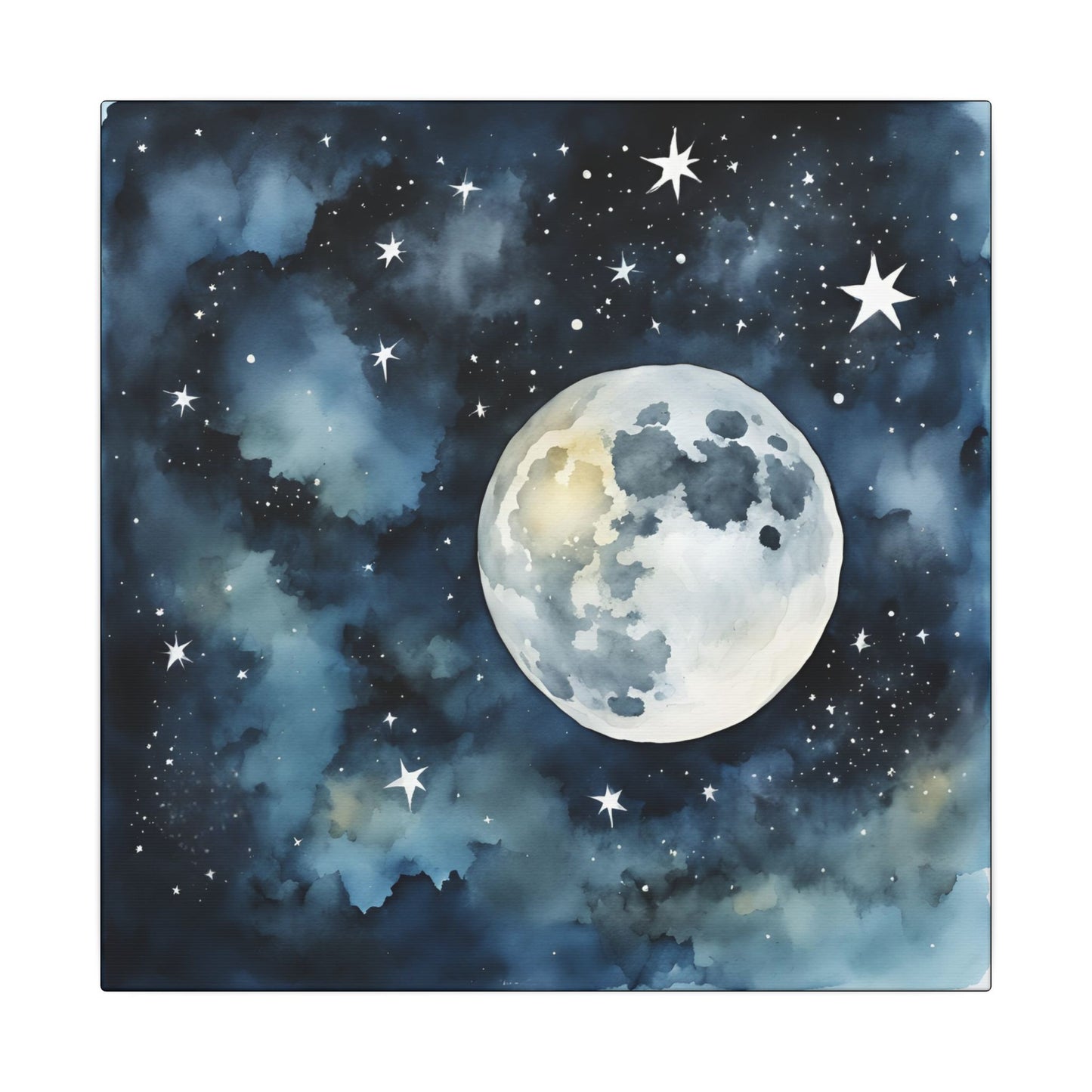Matte Wall Canvas - Moon - Beyond the Stars Collection