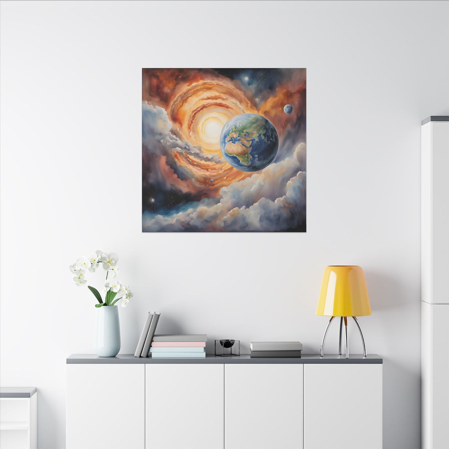 Matte Wall Canvas - Planet Earth - Beyond the Stars Collection