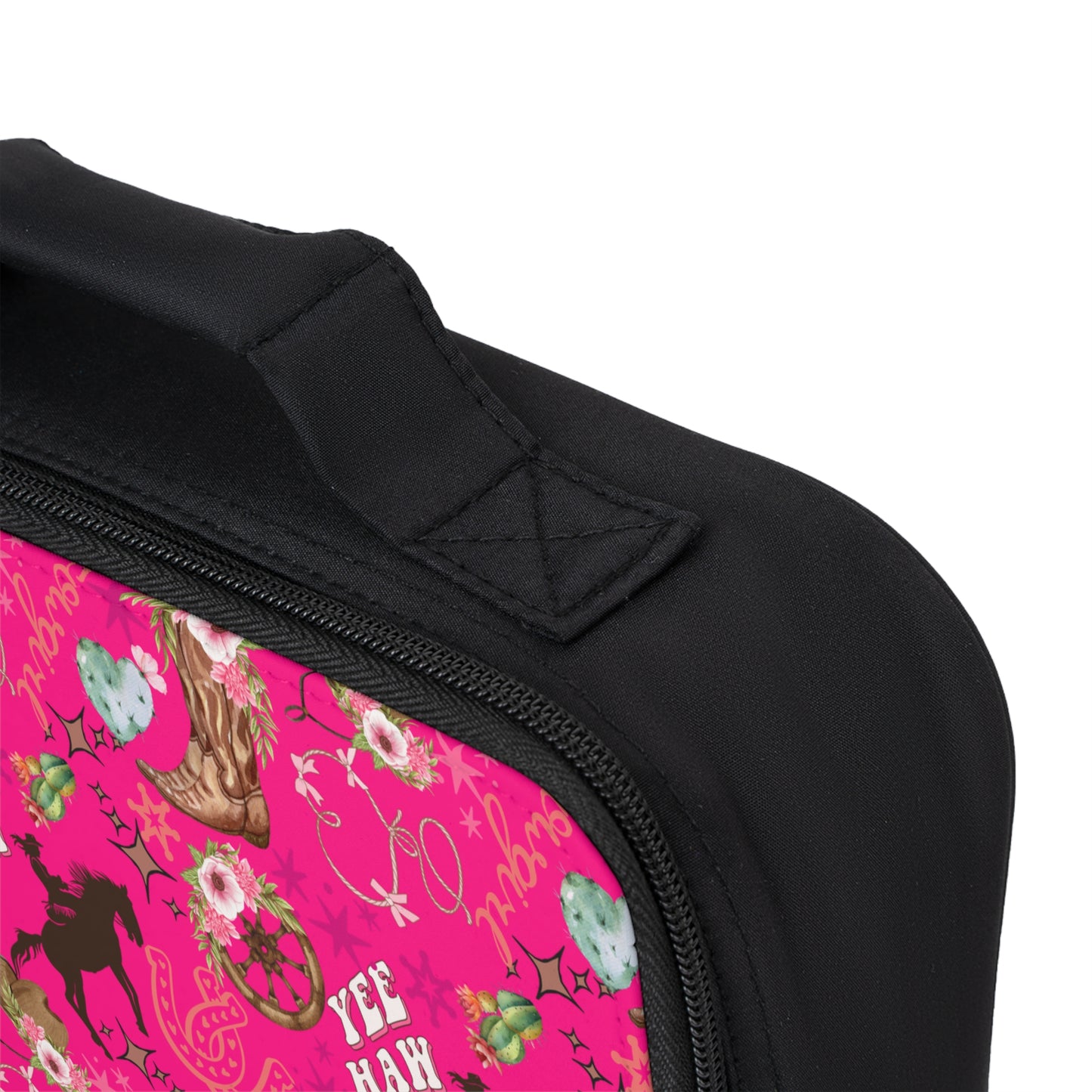 Lunch Bag - Cowgirl - Hot Pink