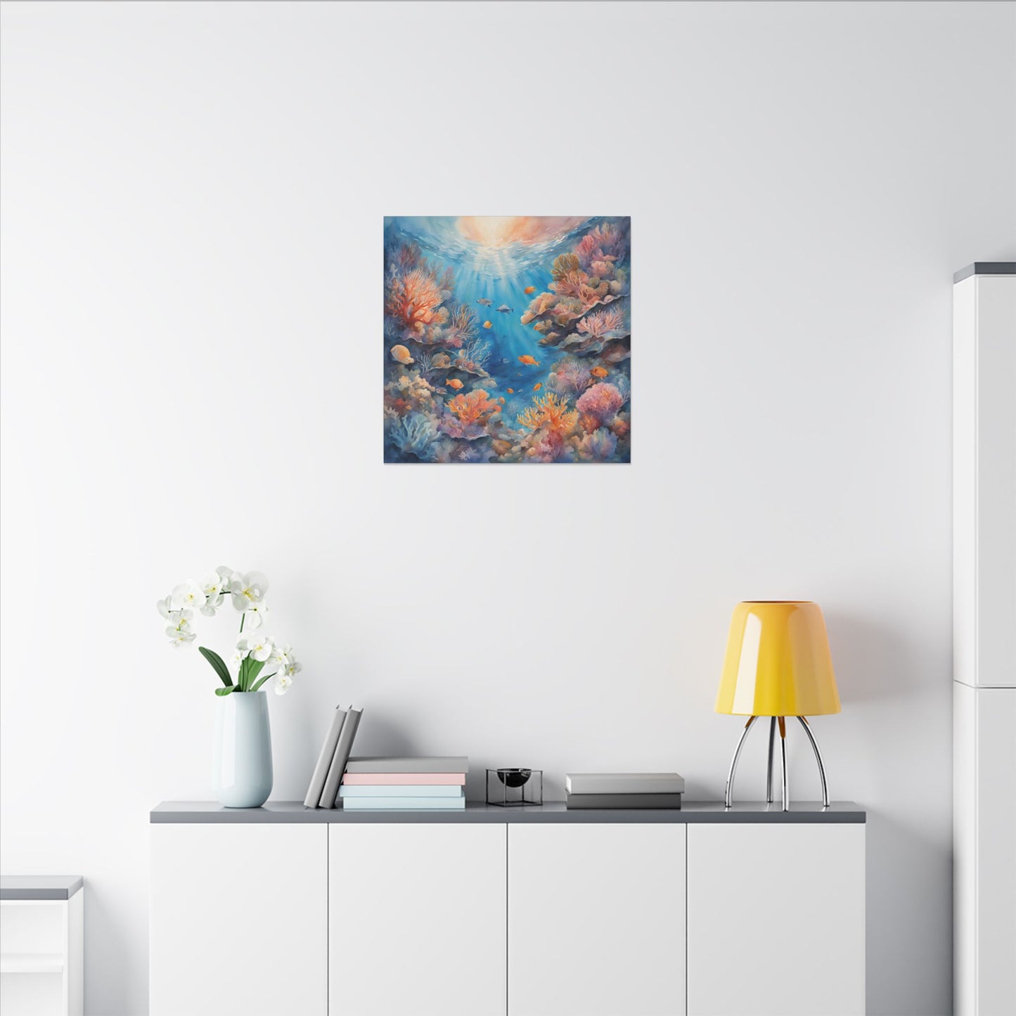 Matte Wall Canvas - Reef Life - Neptune's Nursery Collection