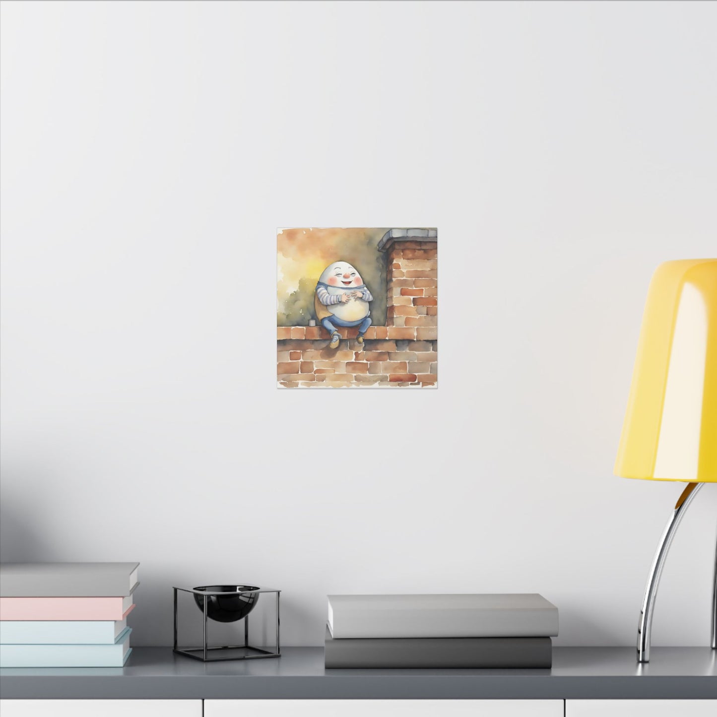 Matte Wall Canvas - Humpty Dumpty - Nursery Rhymes Collection