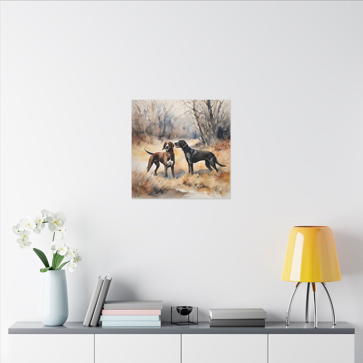 Matte Wall Canvas - Hounds - The Great Outdoors Collection