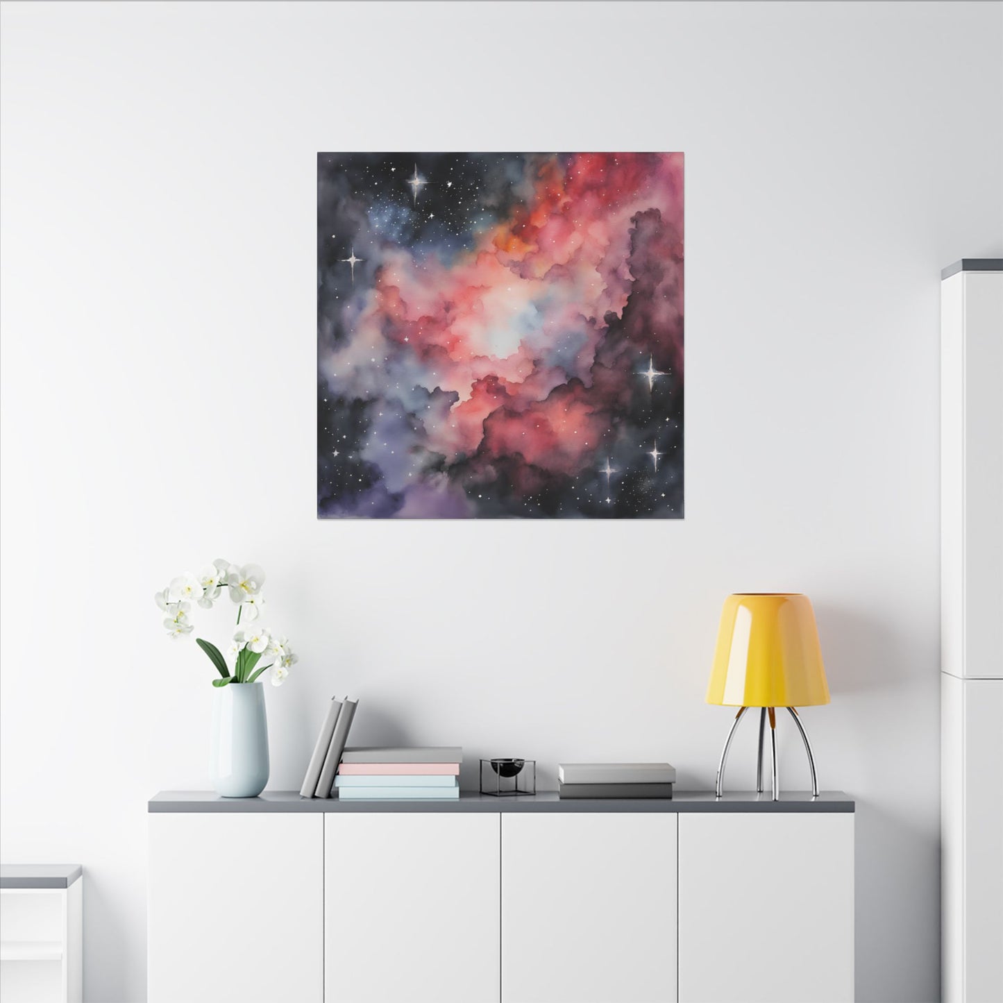 Matte Wall Canvas - Nebula Galaxy One - Beyond the Stars Collection
