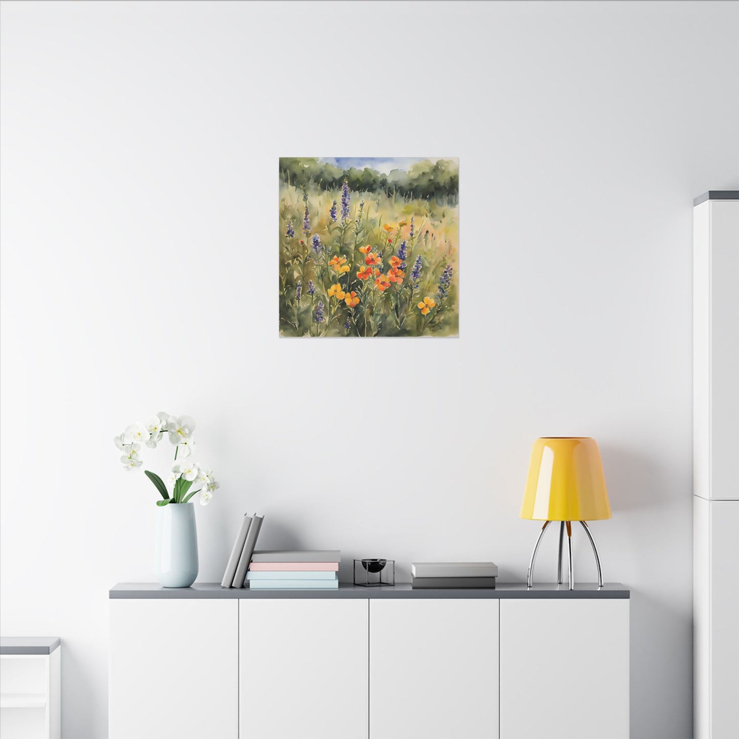 Matte Wall Canvas - Texas Wildflower - Bloom and Grow Collection
