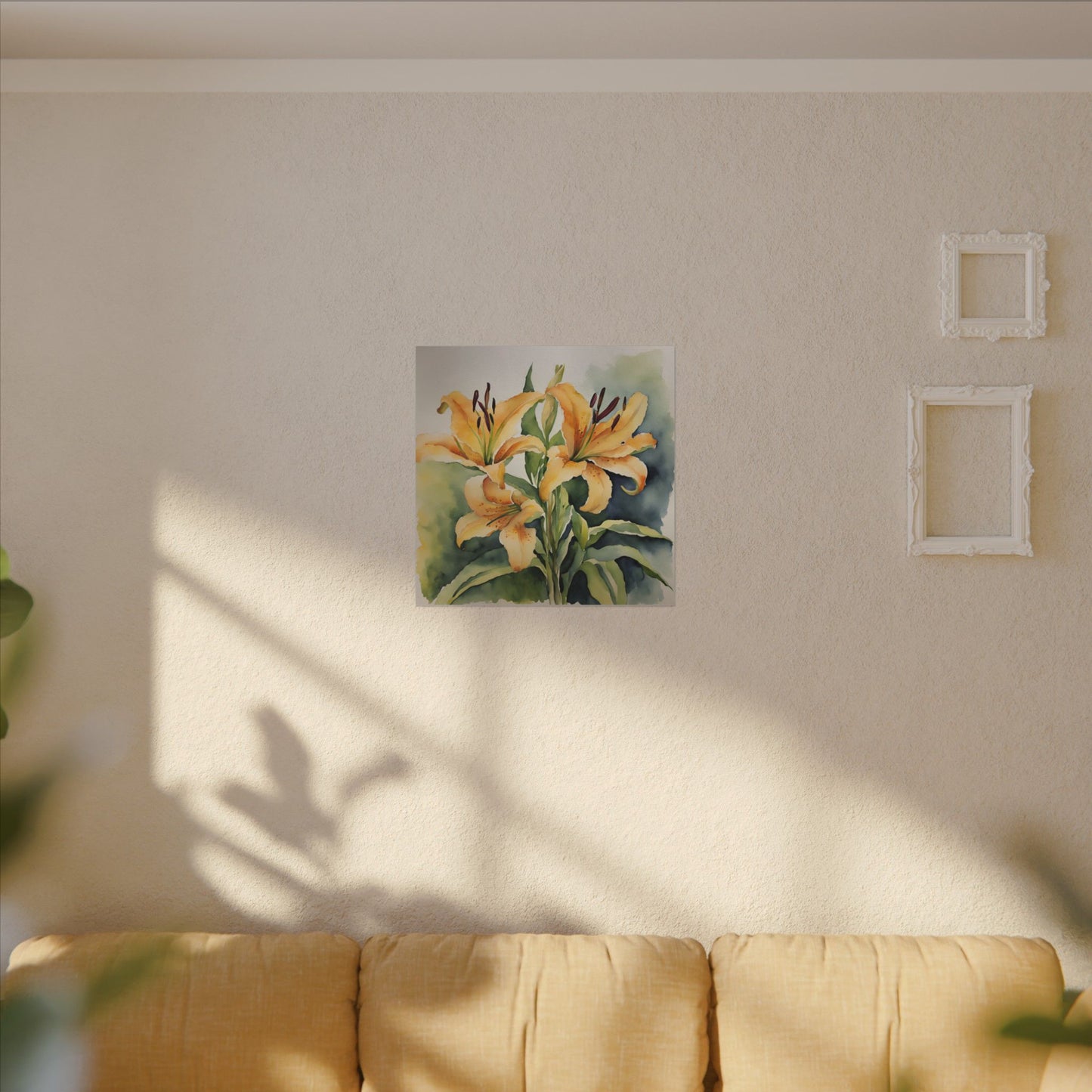 Matte Wall Canvas - Calla Lily - Bloom and Grow Collection