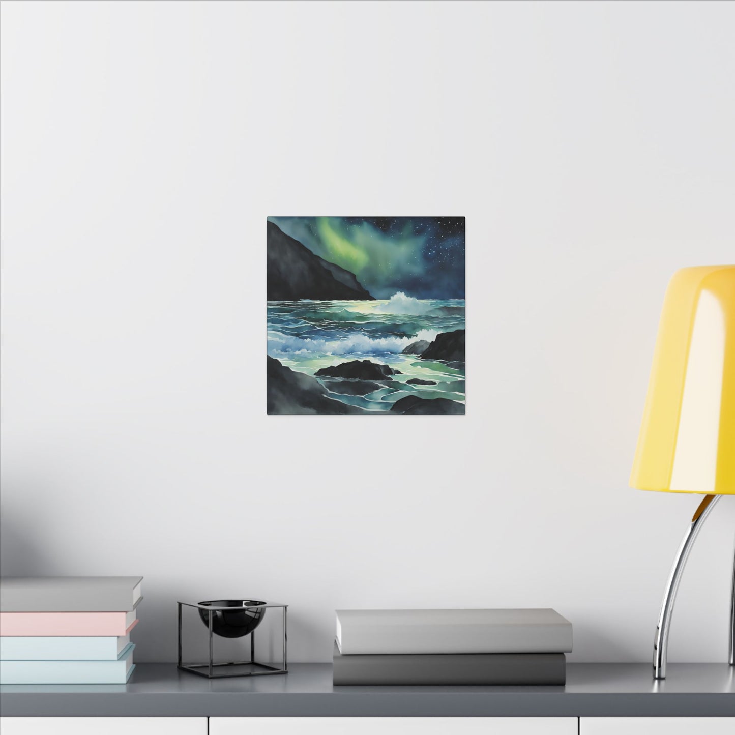 Matte Wall Canvas - Sea at Night - Neptune's Nursery Collection