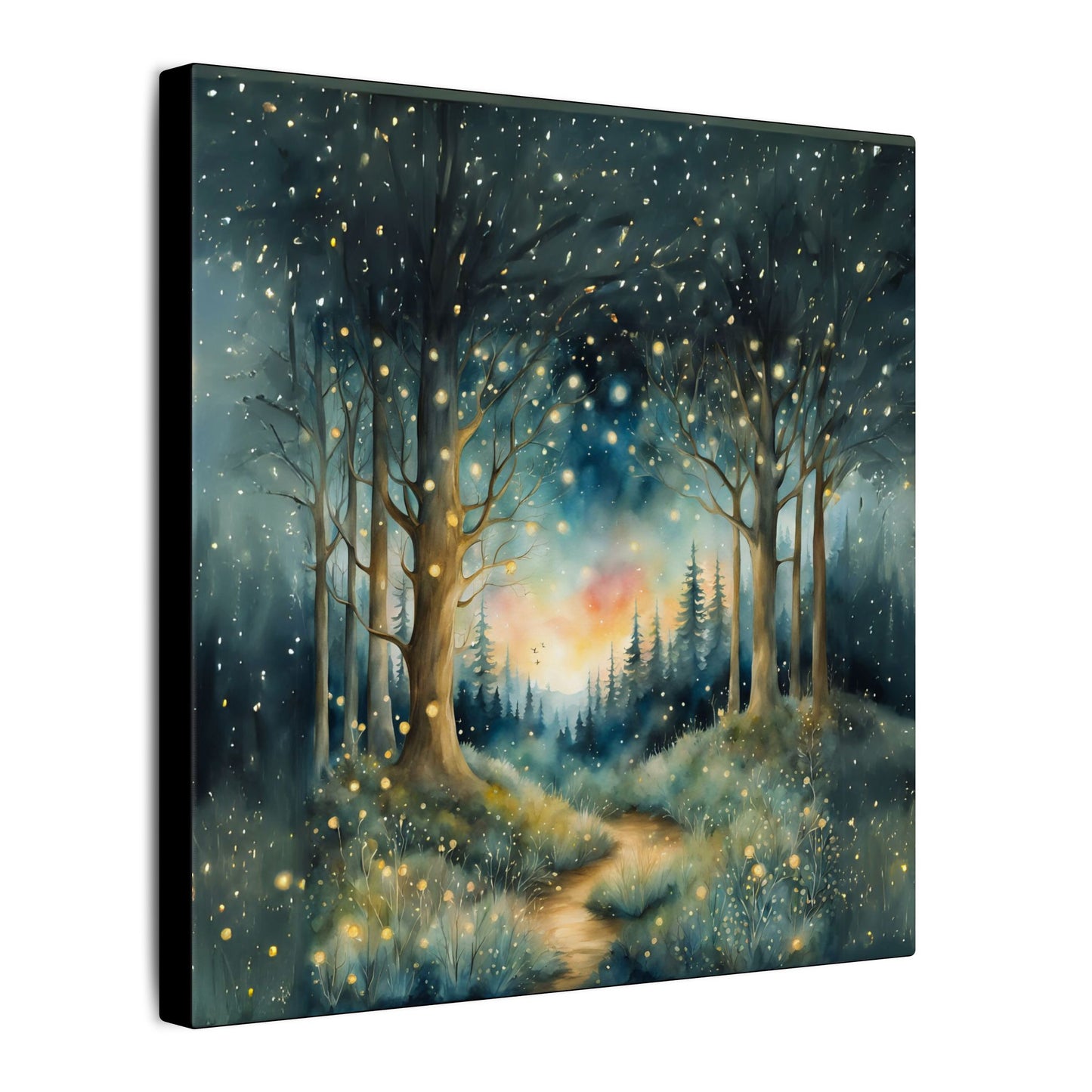 Matte Wall Canvas - Whimsical Forest