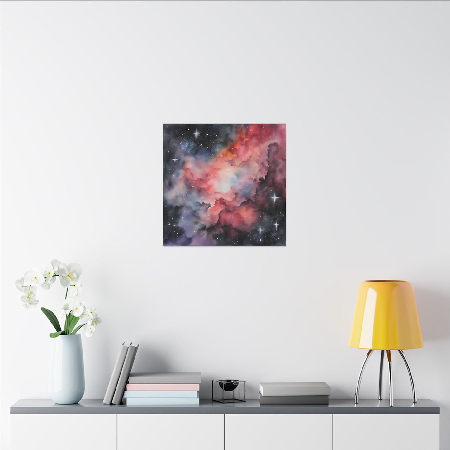 Matte Wall Canvas - Nebula Galaxy One - Beyond the Stars Collection