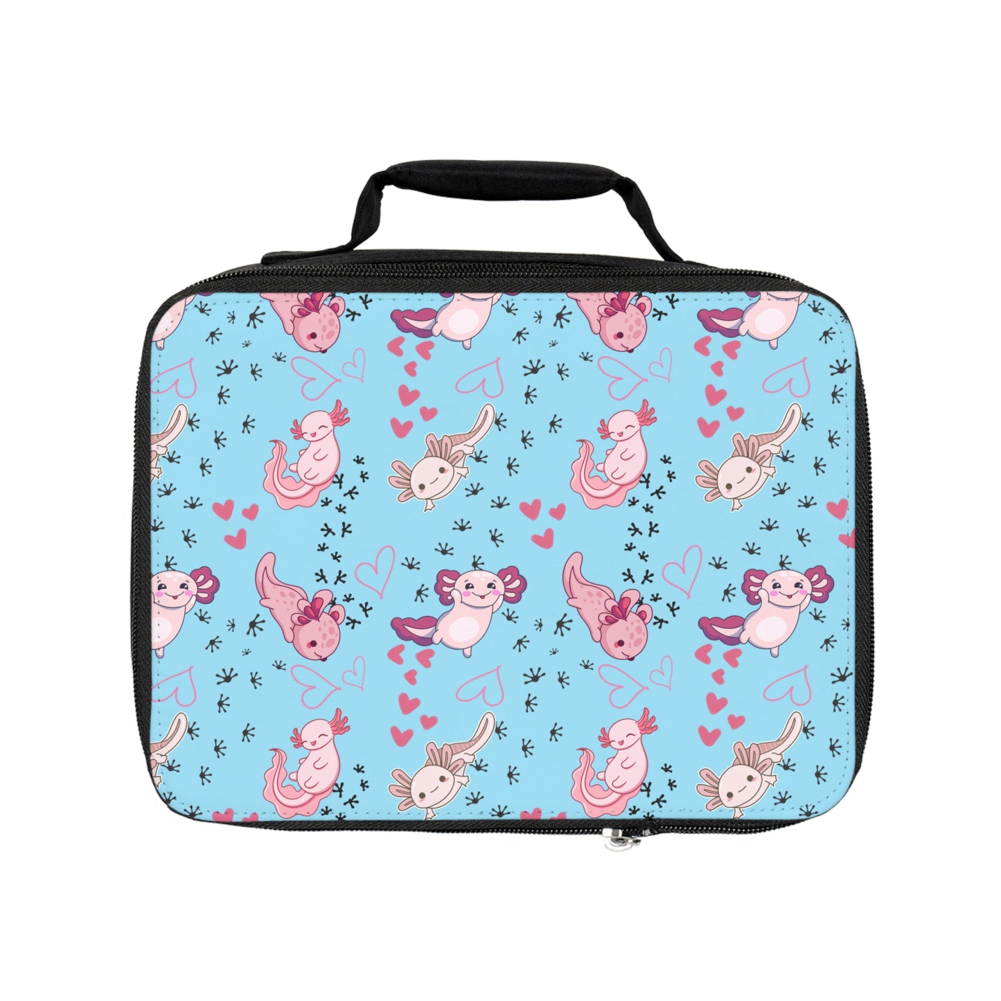 Lunch Bag - Axolotl - Arctic Blue