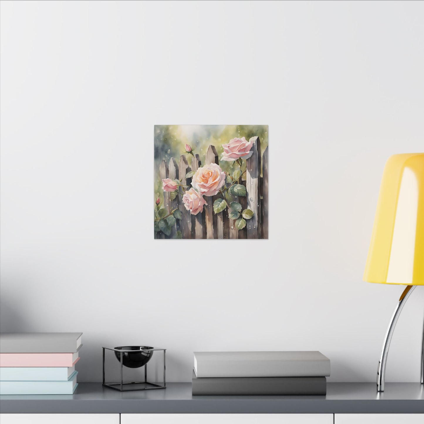 Matte Wall Canvas - Rose - Bloom and Grow Collection