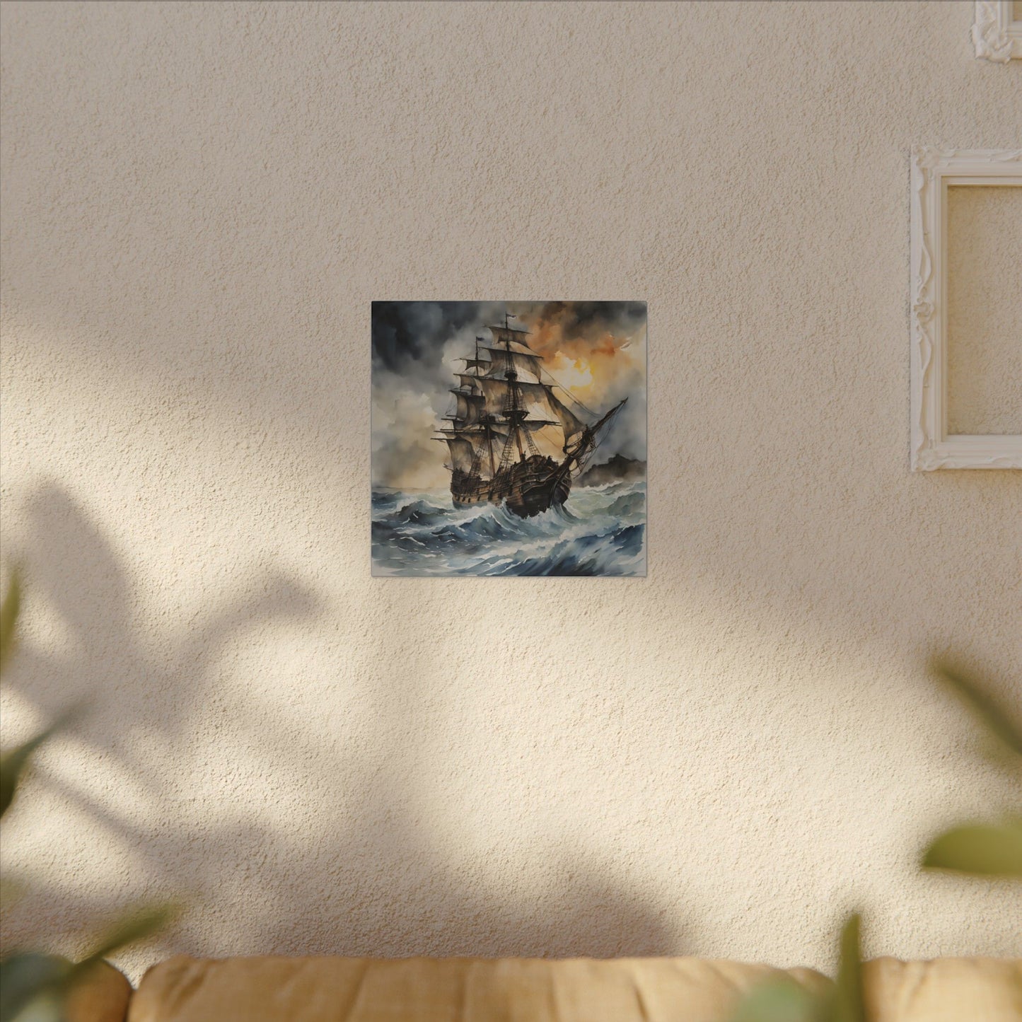 Matte Wall Canvas - Pirate Ship - Neptune's Nursery Collection
