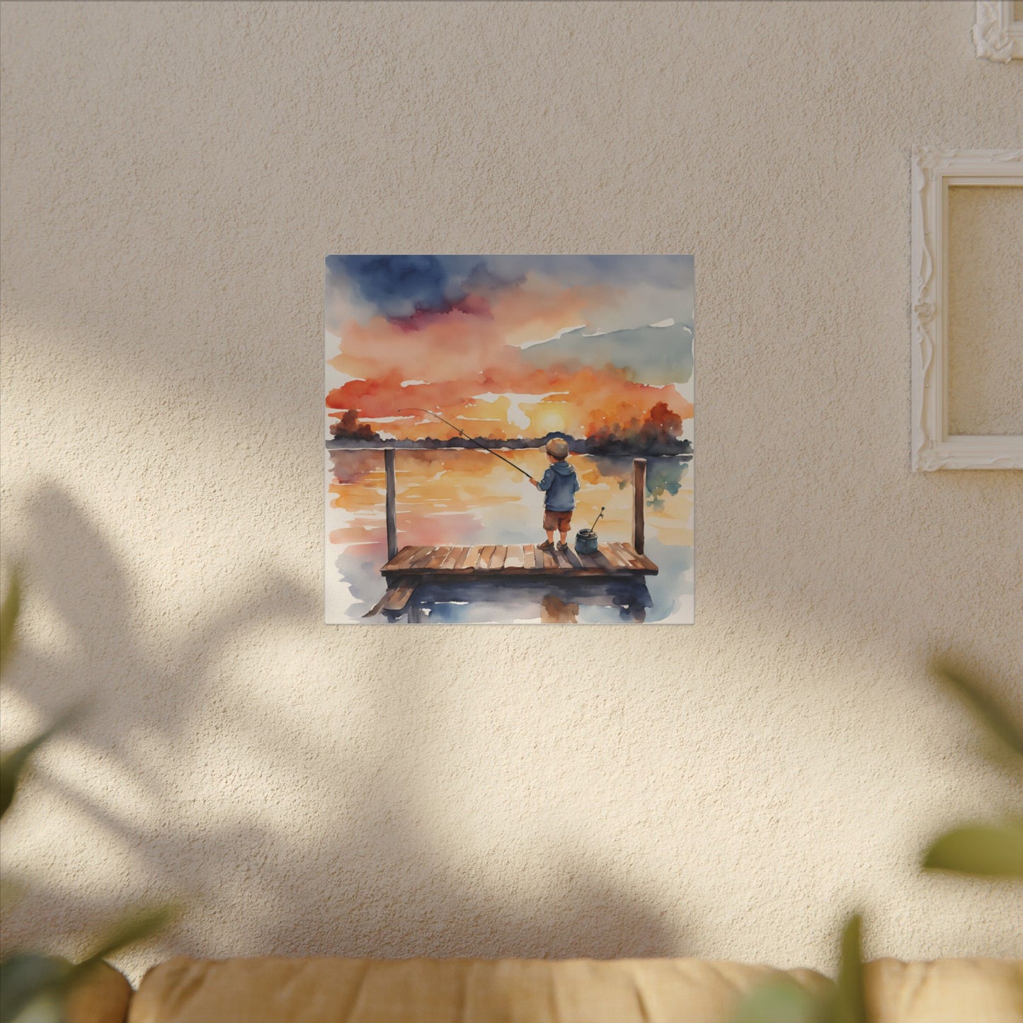 Matte Wall Canvas - Fishing - The Great Outdoors Collection