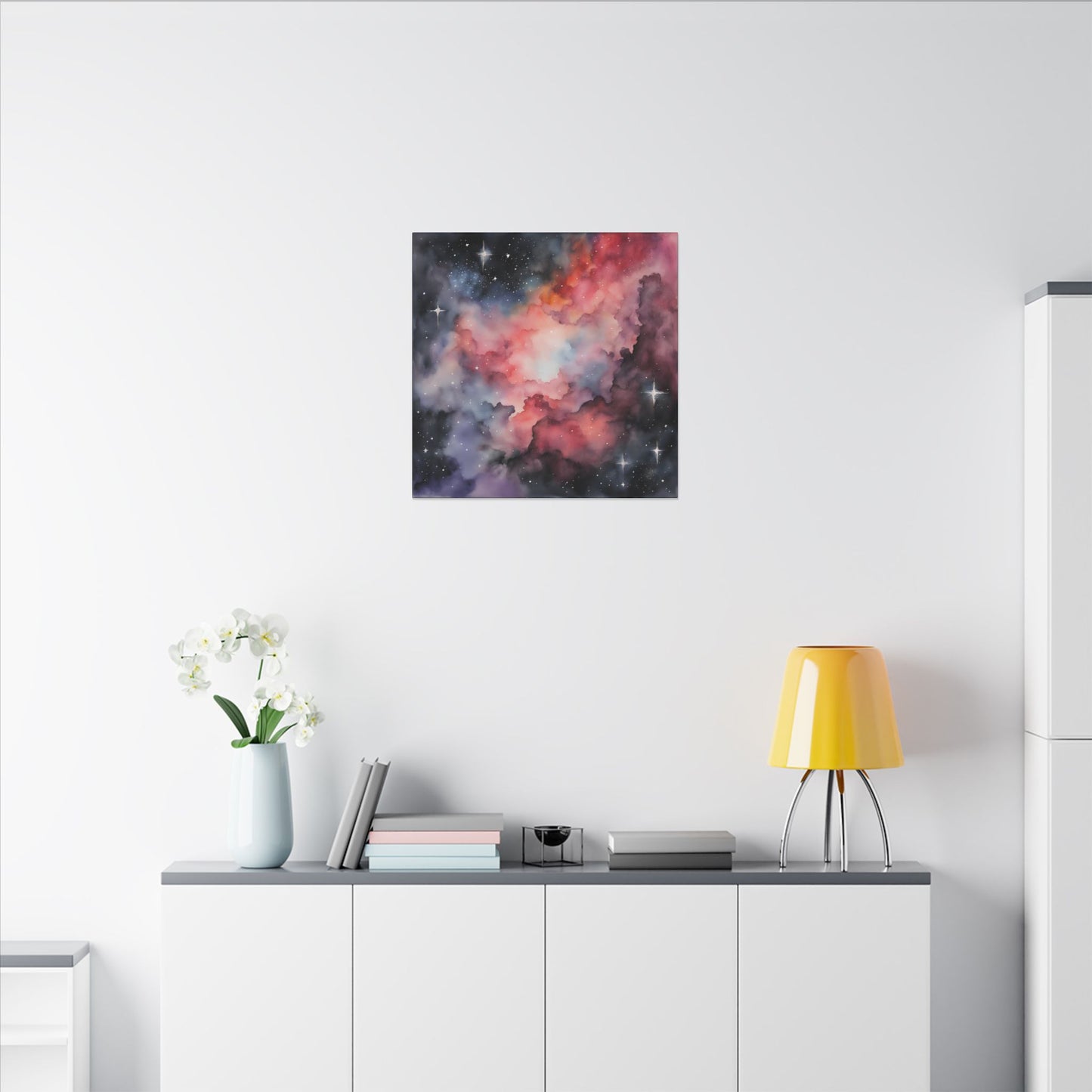 Matte Wall Canvas - Nebula Galaxy One - Beyond the Stars Collection
