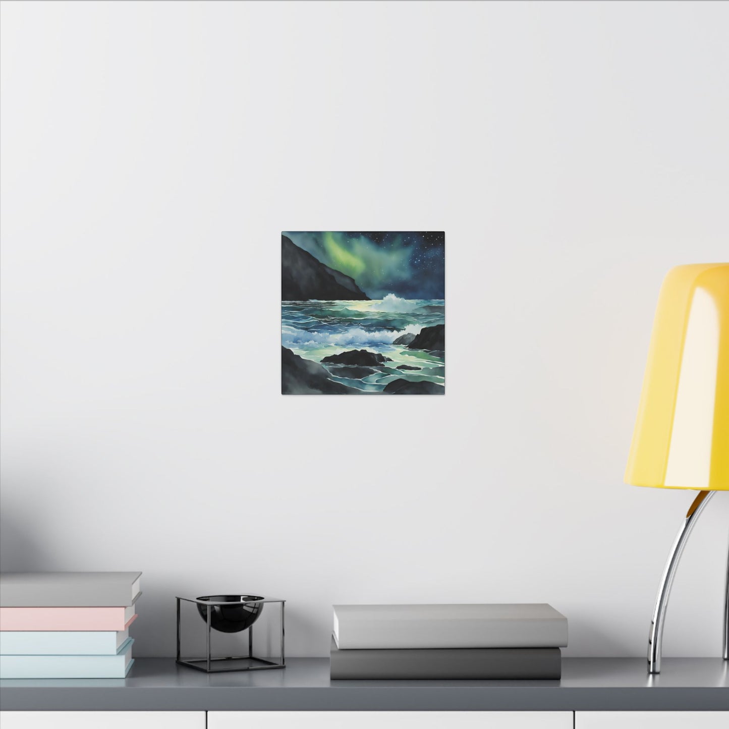 Matte Wall Canvas - Sea at Night - Neptune's Nursery Collection