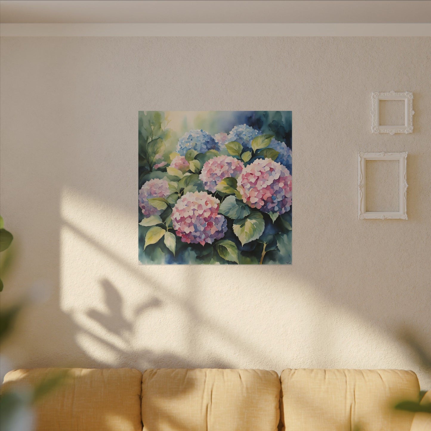 Matte Wall Canvas - Hydrangea - Bloom and Grow Collection