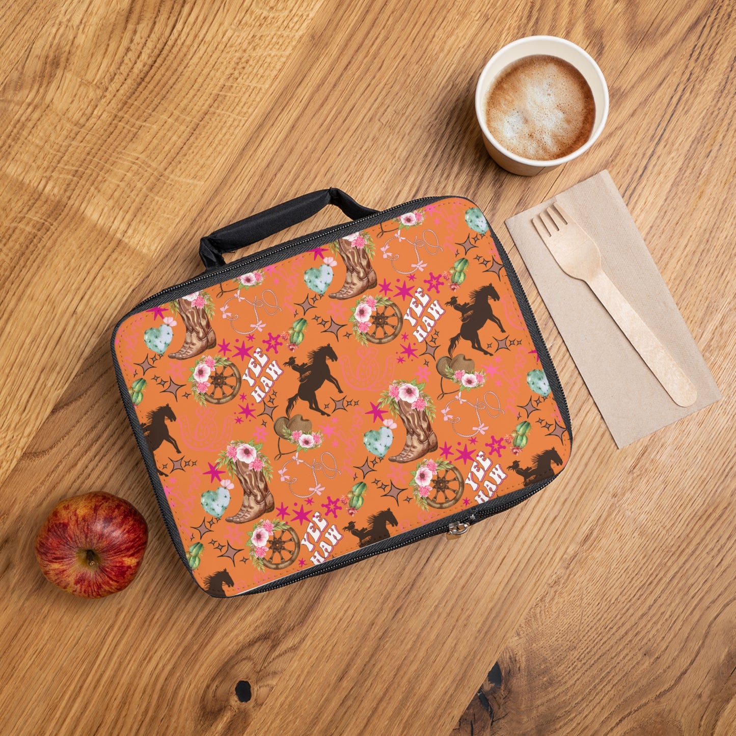 Lunch Bag - Cowgirl - Natural Hide
