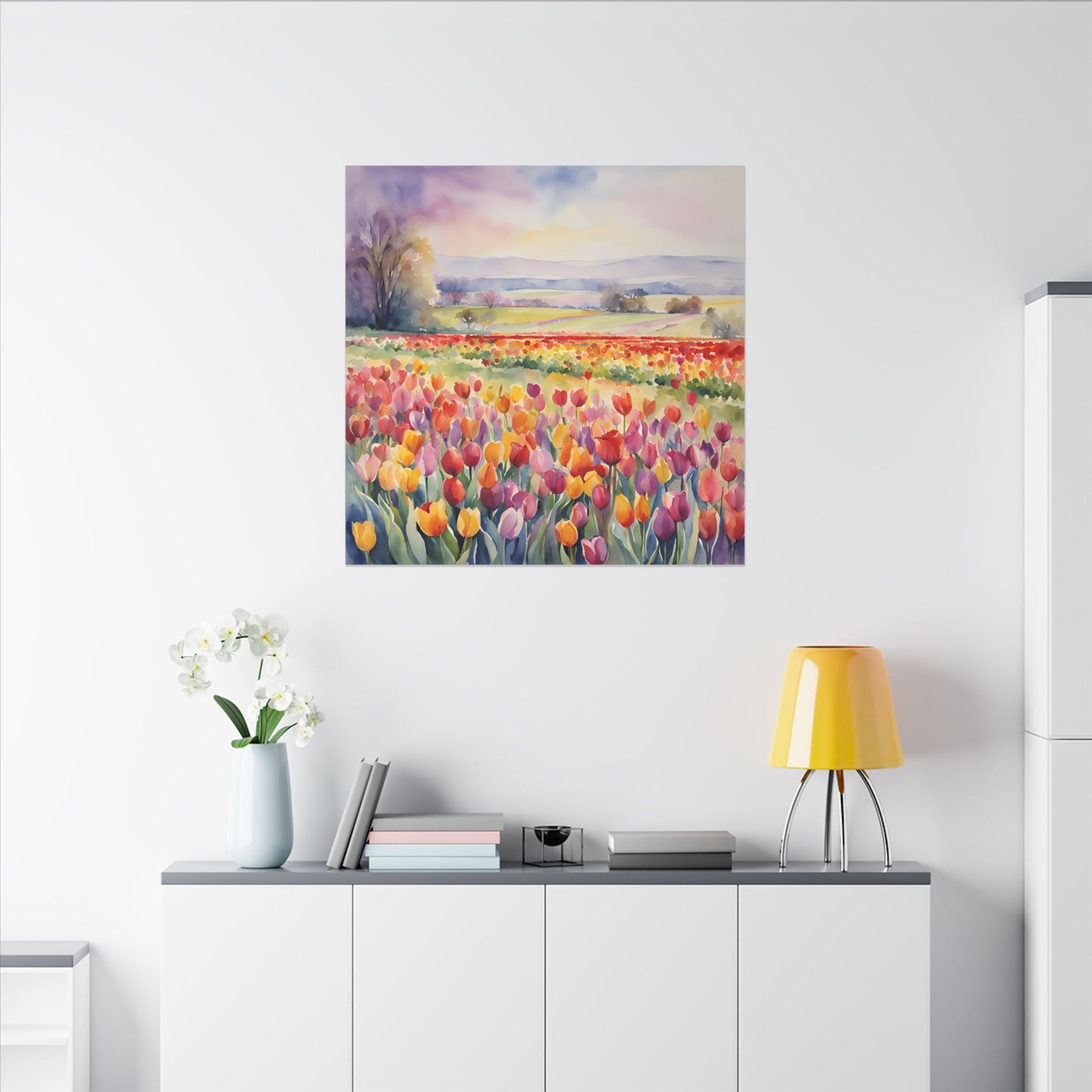 Matte Wall Canvas - Tulip - Bloom and Grow Collection