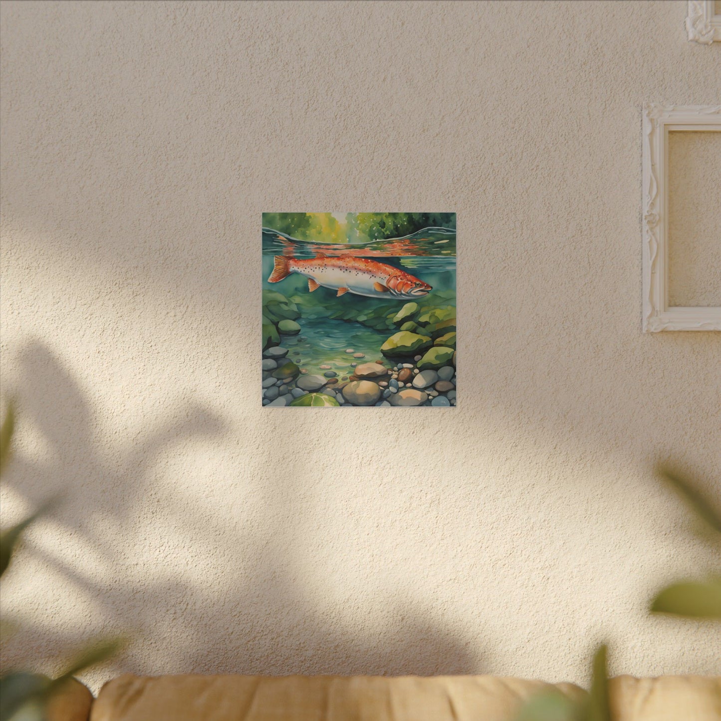 Matte Wall Canvas - Salmon - The Great Outdoors Collection