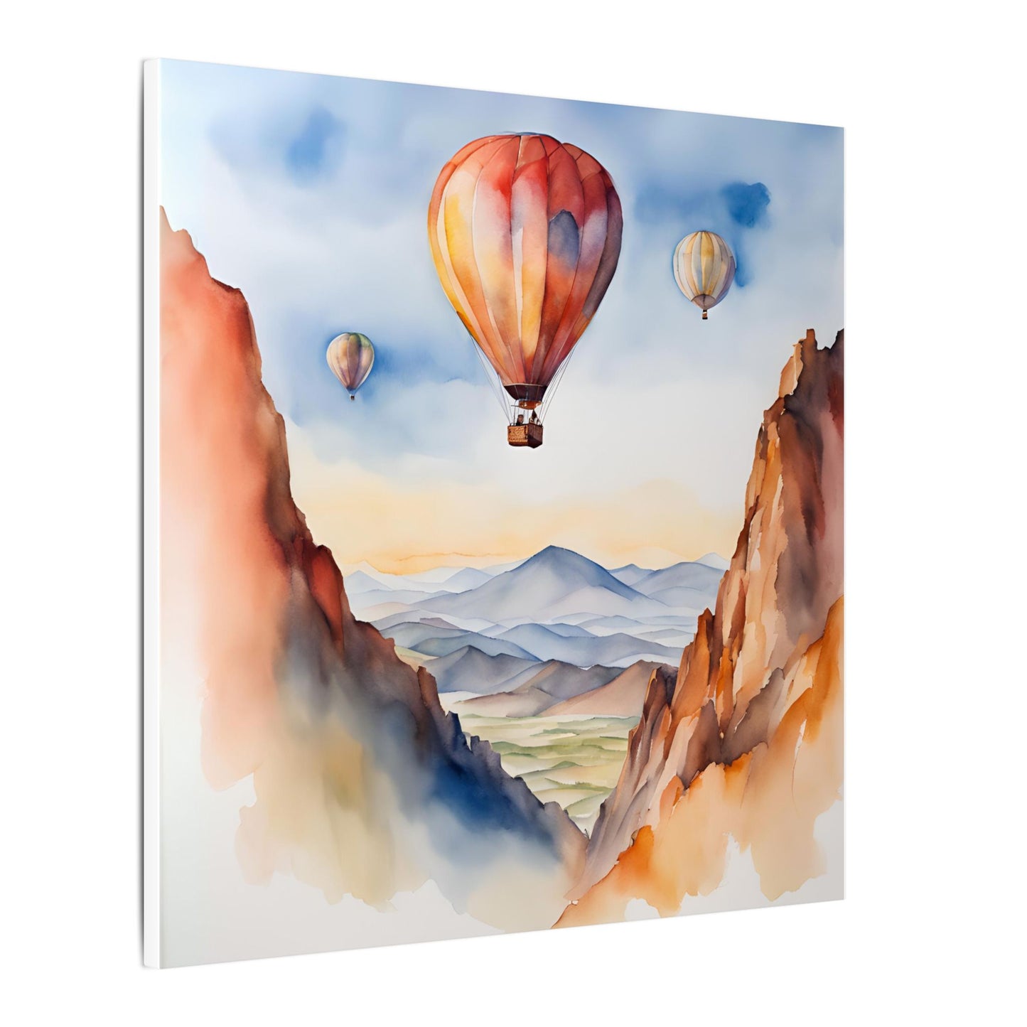 Matte Wall Canvas - Hot Air Balloons - Wheels & Wings Collection