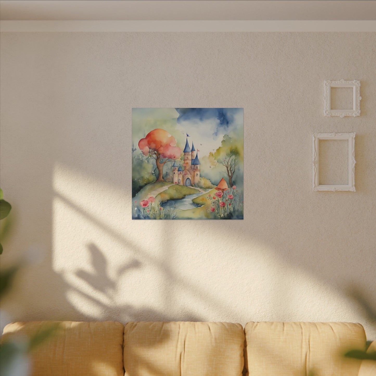 Matte Wall Canvas - Castlescape - Storybook Dreams Collection