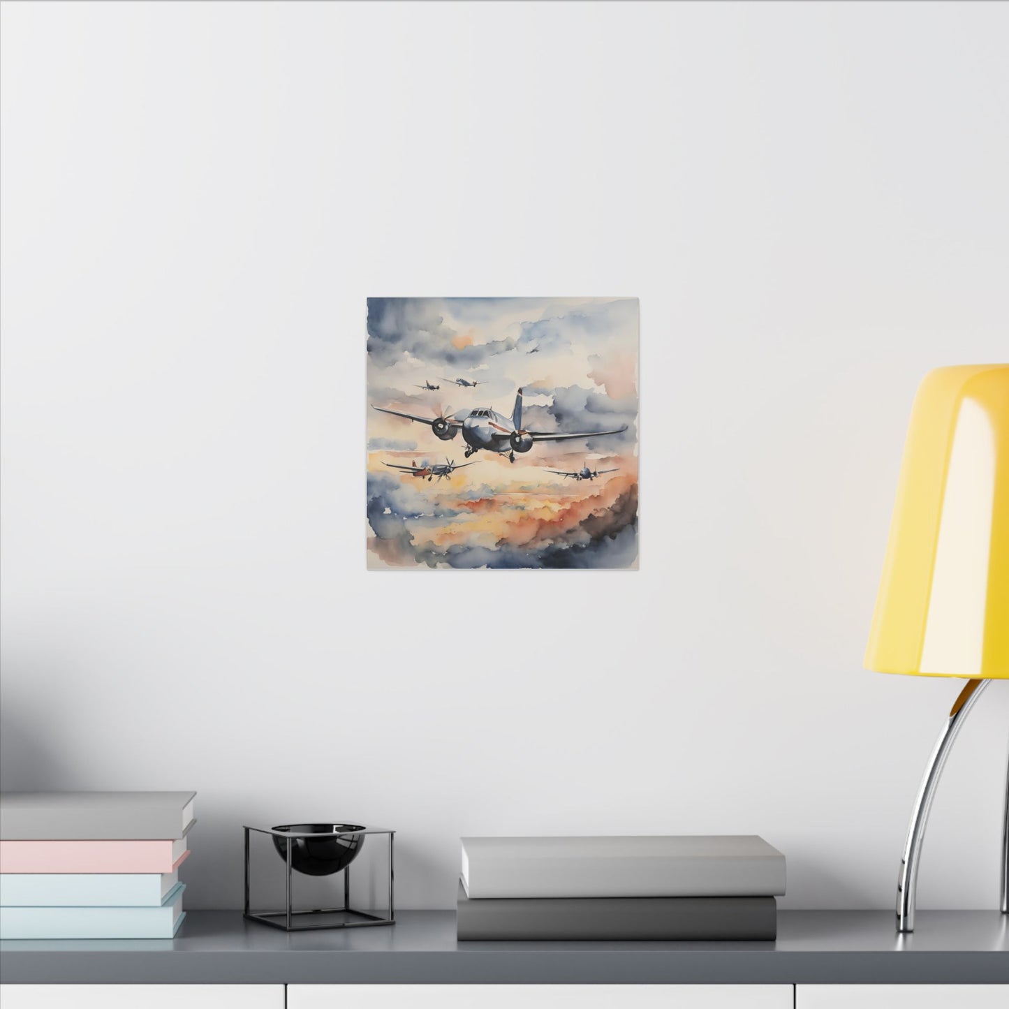 Matte Wall Canvas - Wings of Aviation - Wheels & Wings Collection