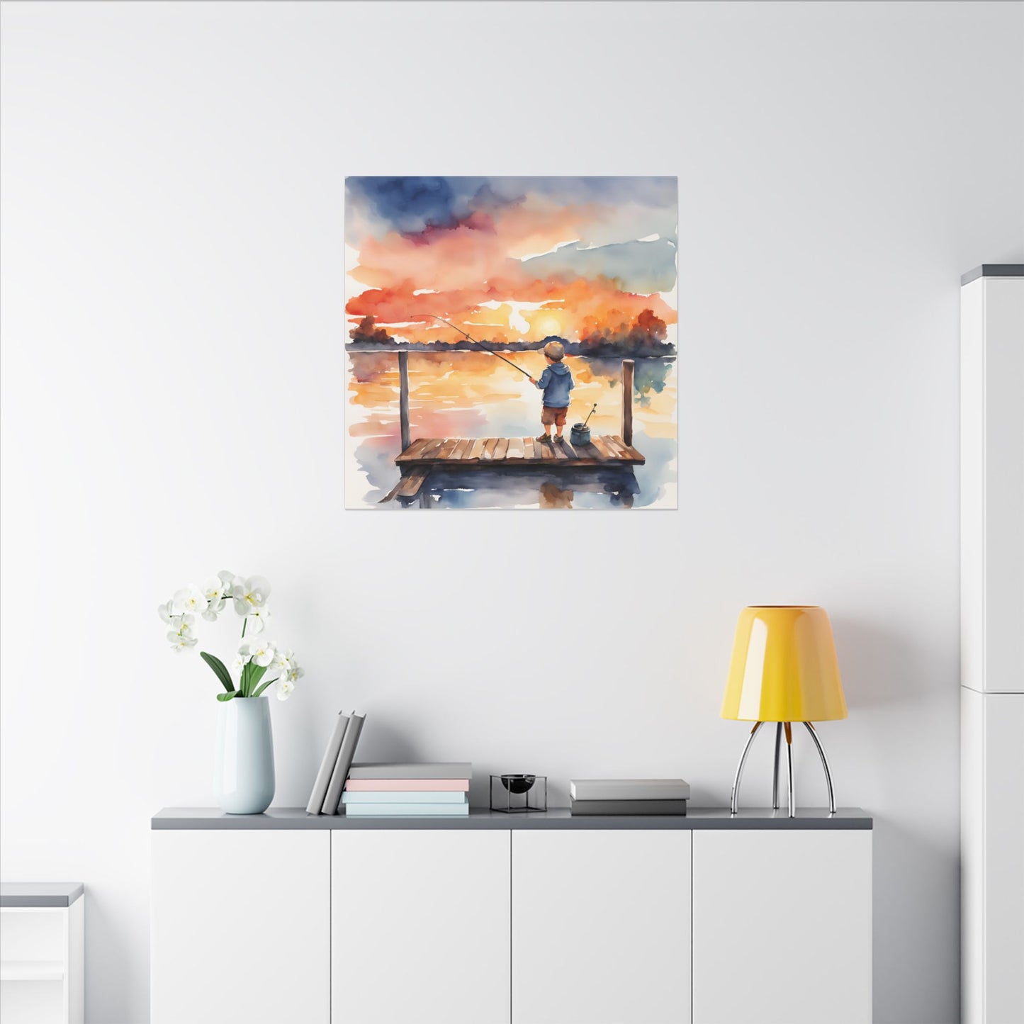 Matte Wall Canvas - Fishing - The Great Outdoors Collection