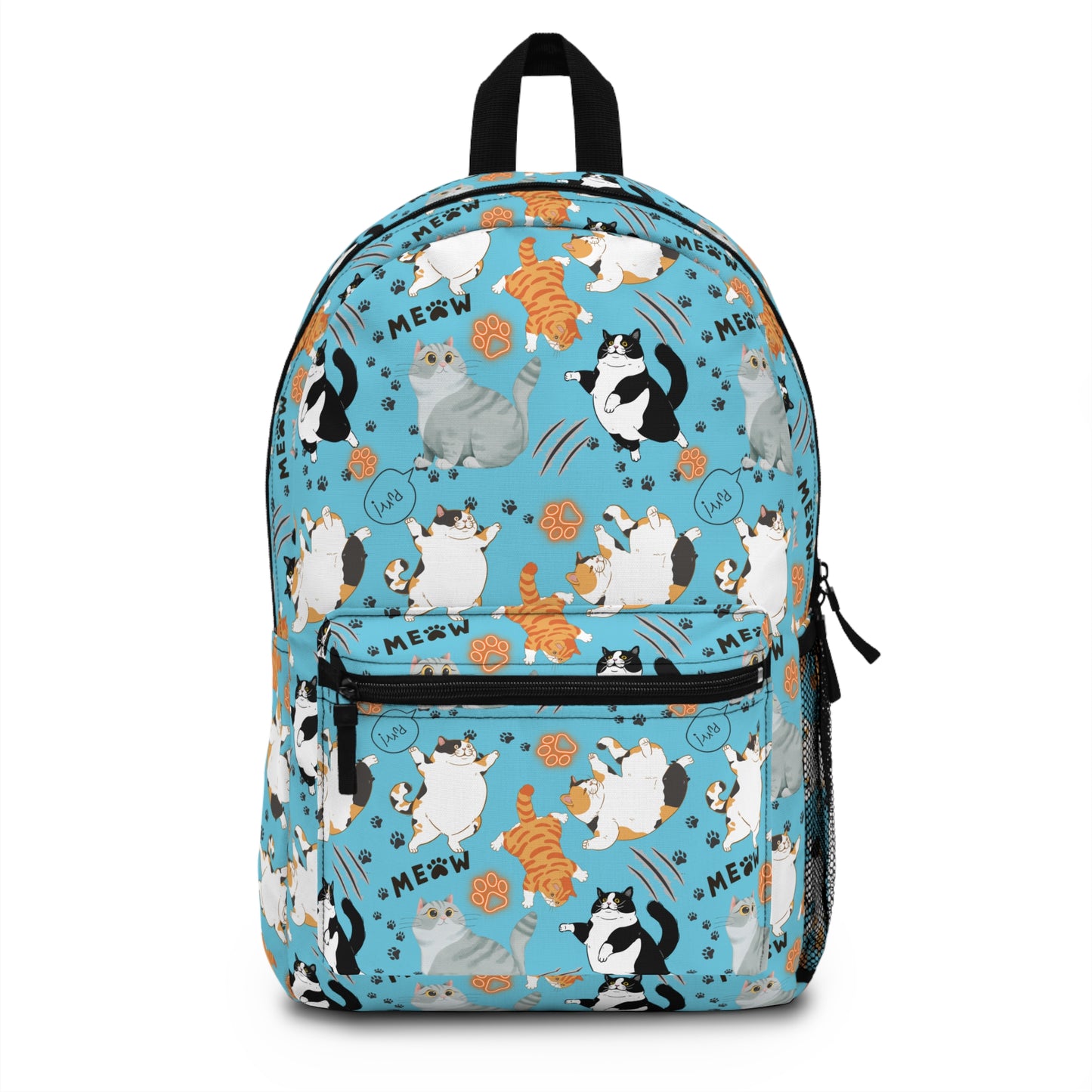Backpack - Fat Cat - Light Blue
