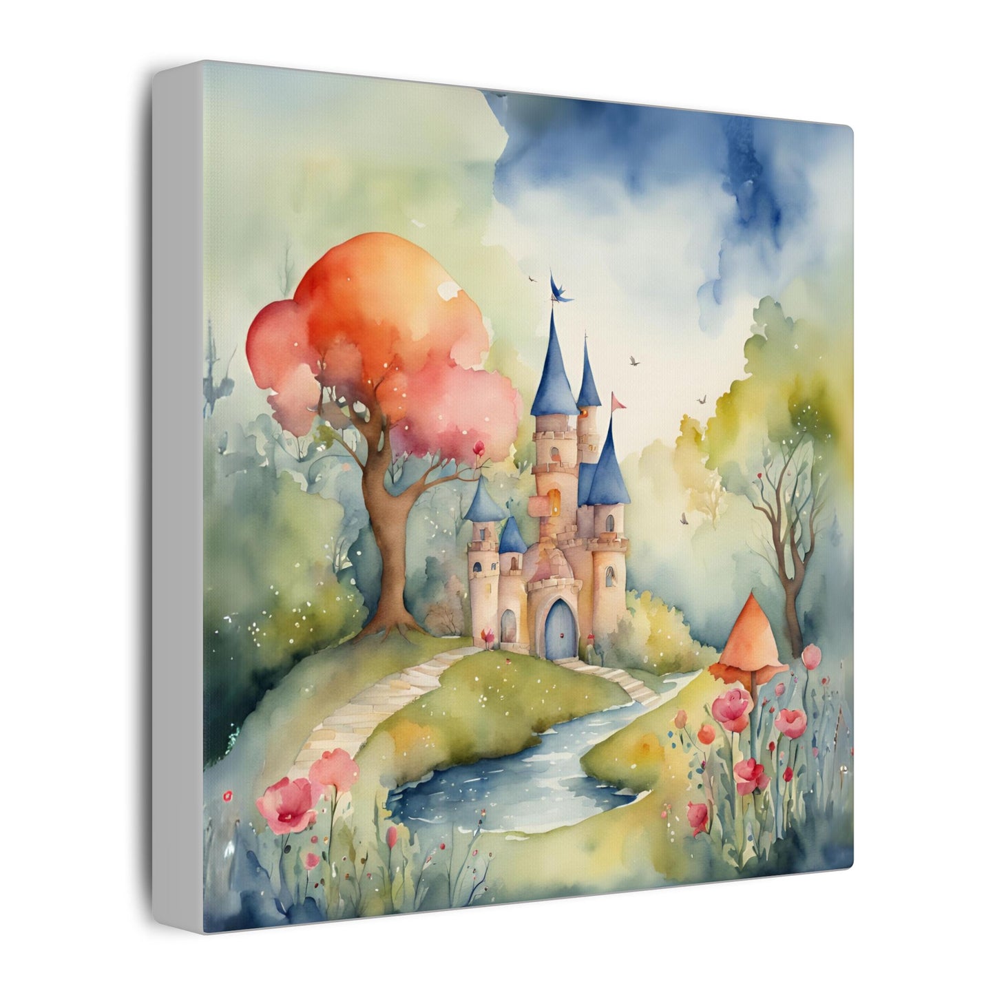 Matte Wall Canvas - Castlescape - Storybook Dreams Collection