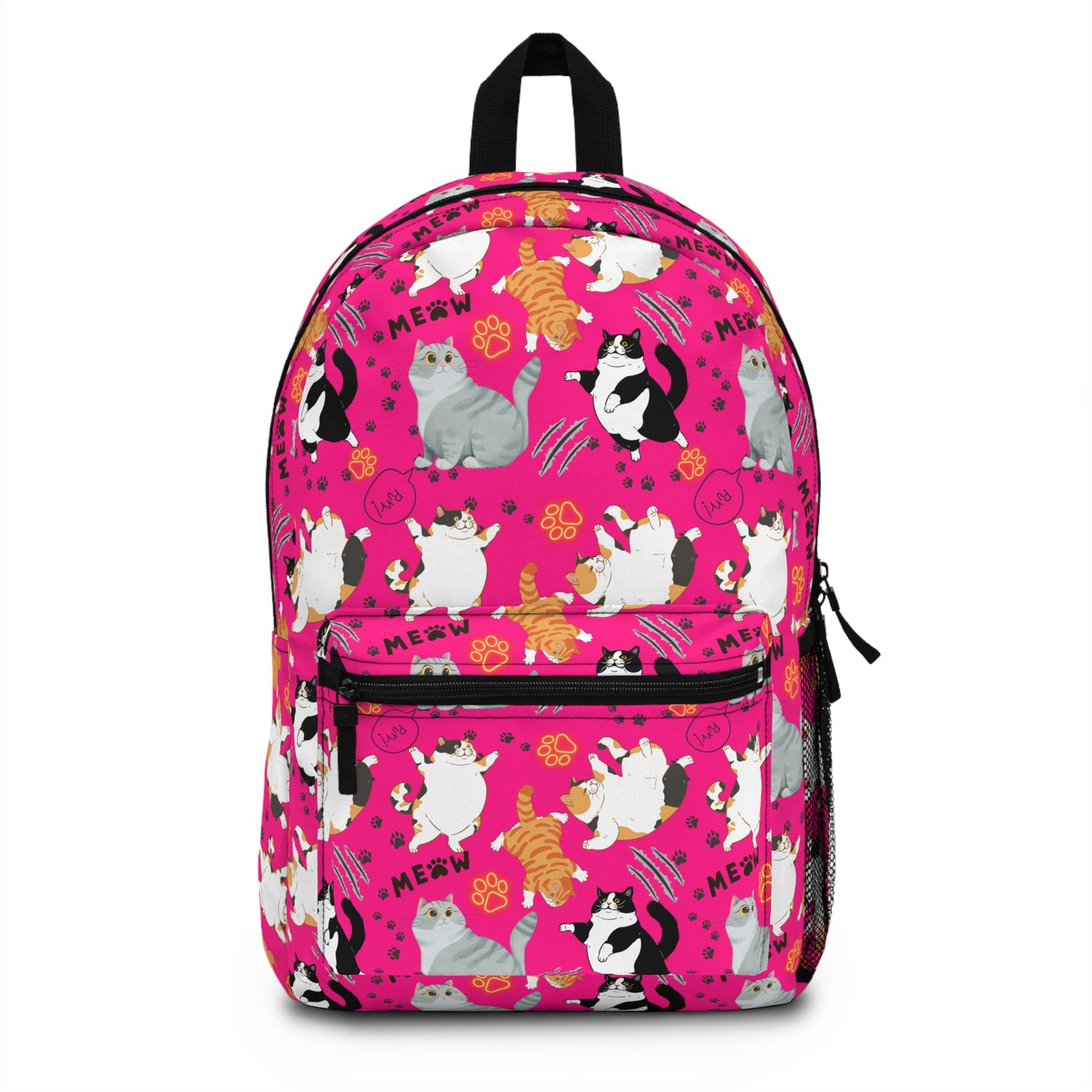 Backpack - Fat Cat - Hot Pink