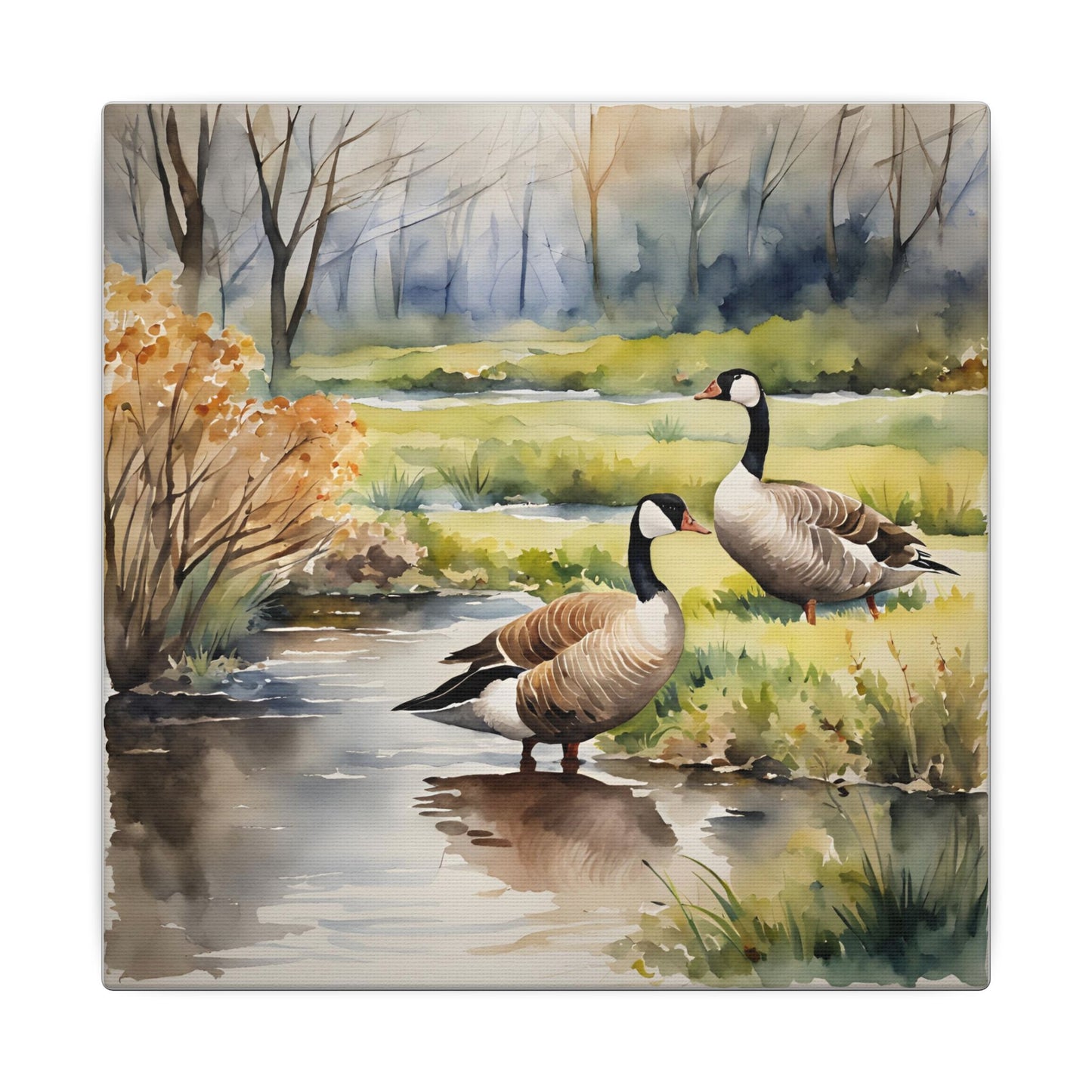 Matte Wall Canvas - Geese - The Great Outdoors Collection